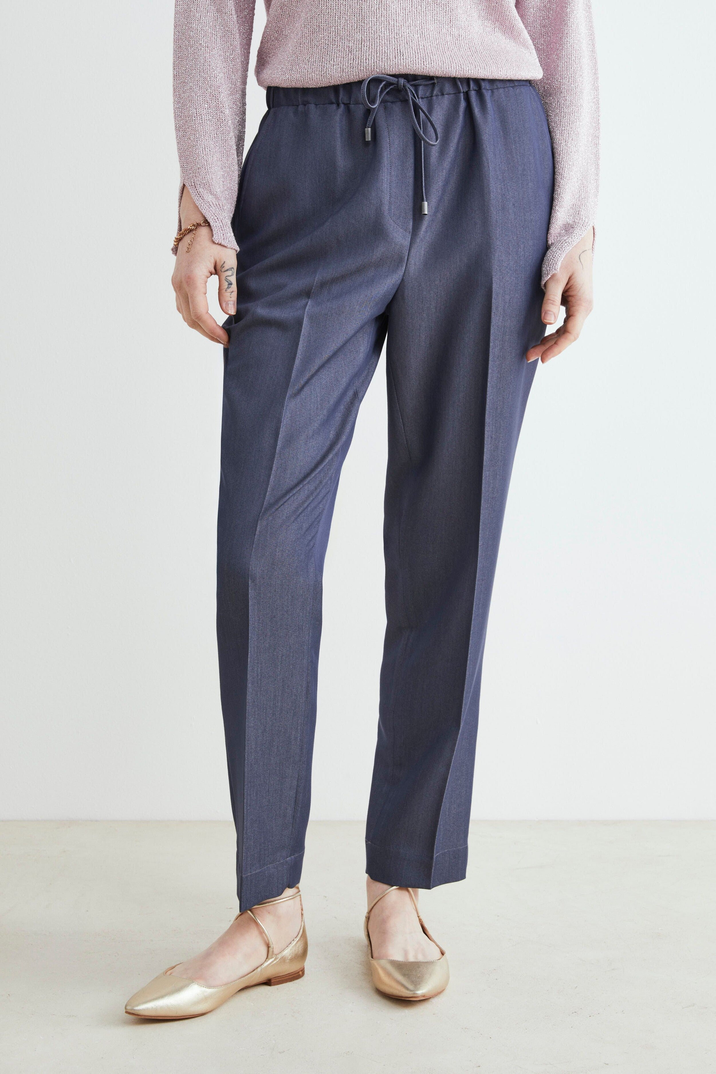 Pantaloni con laccio in vita hotsell