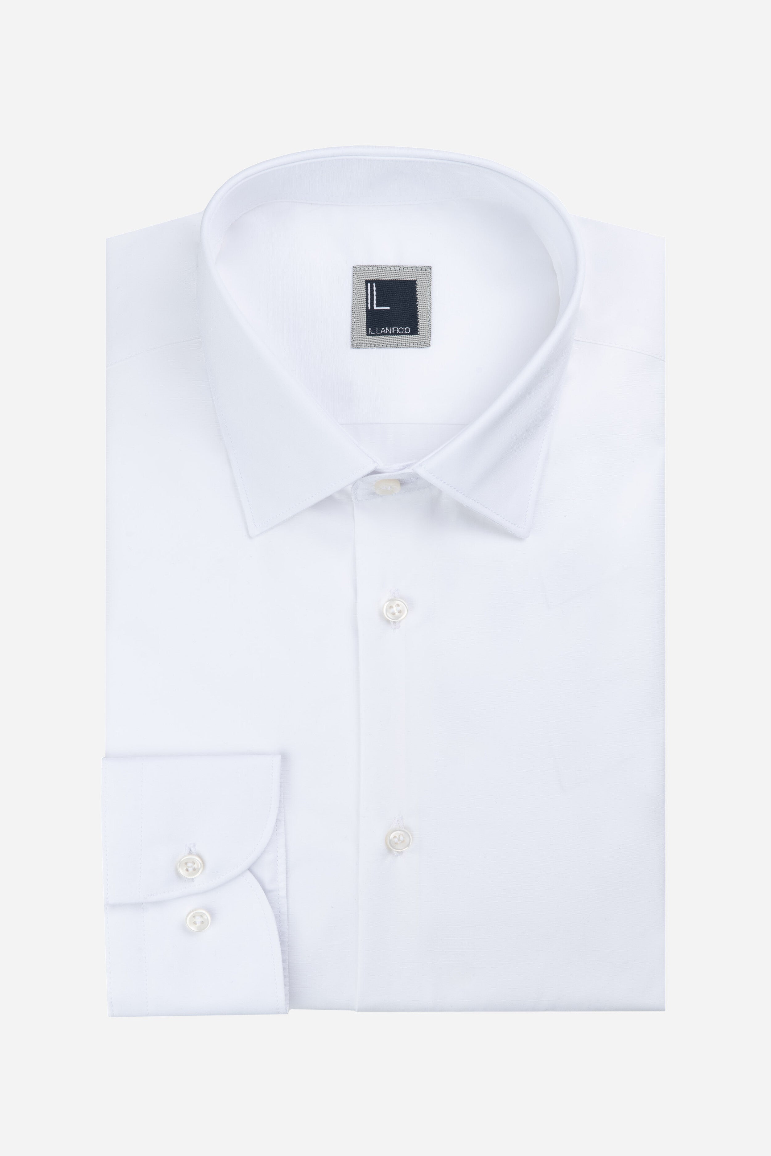 White cotton shirt - WHITE