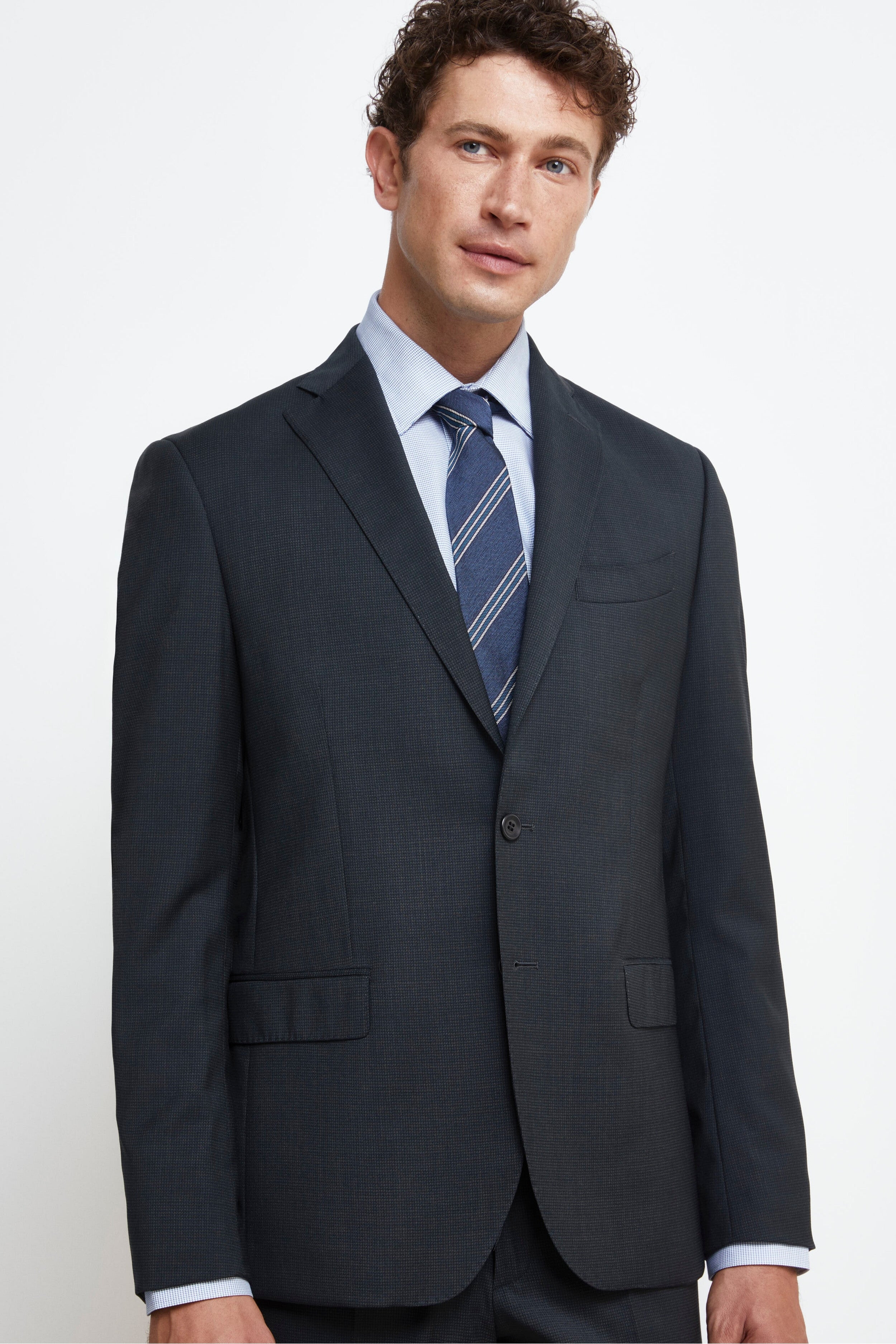 Lined Wool Slim Fit Suit - P-Poule Green