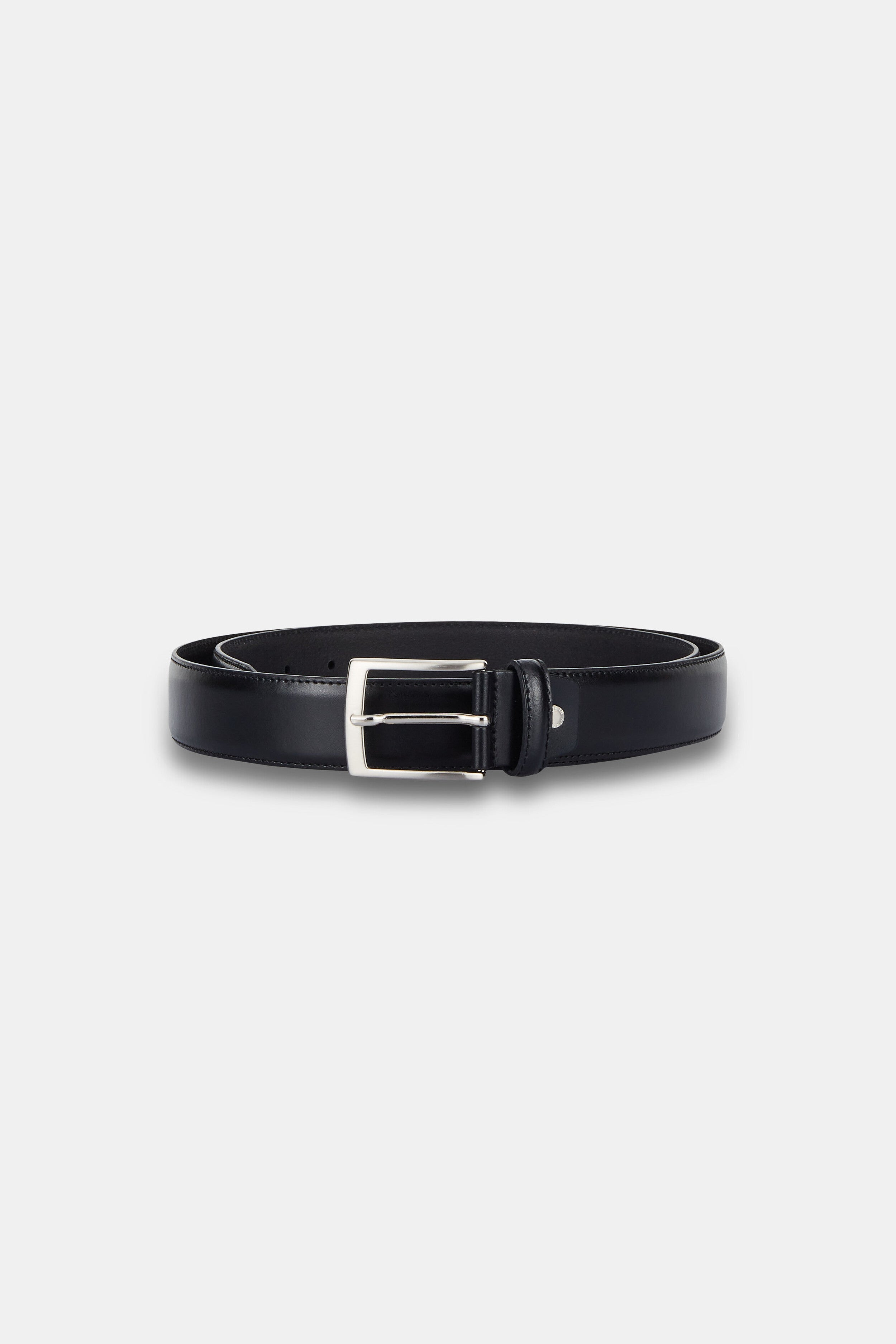Men’s leather belt - BLACK