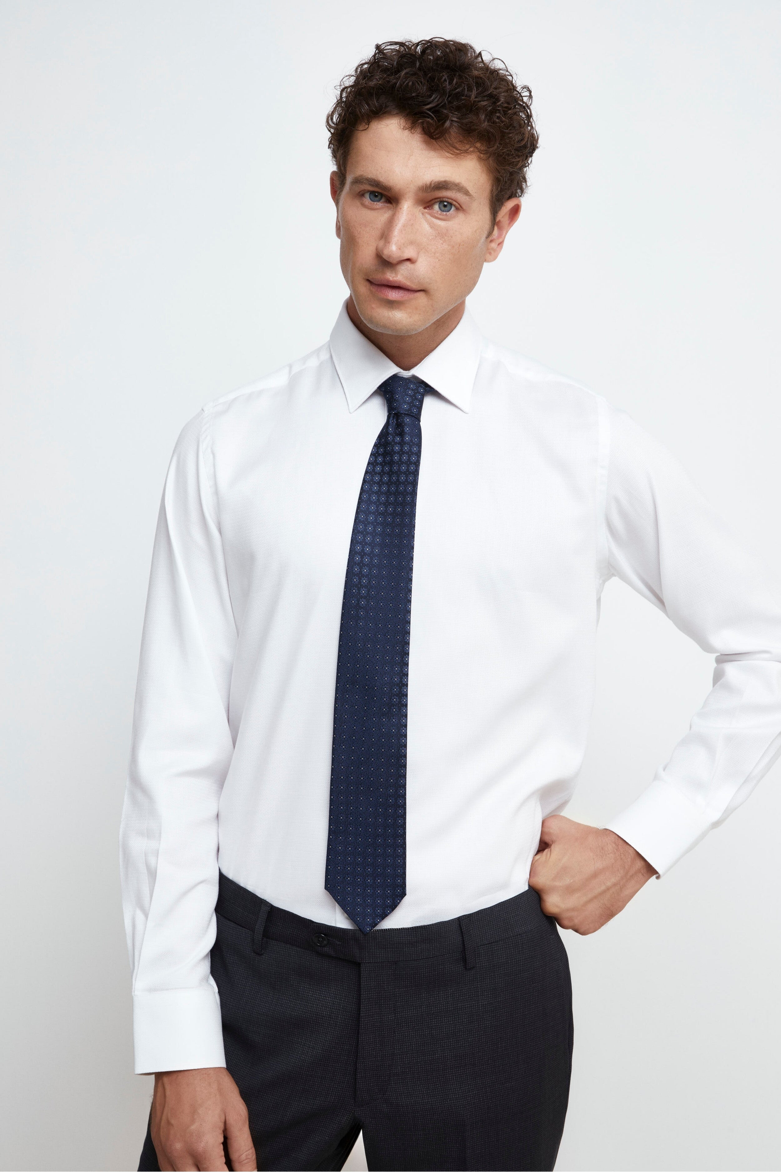 Camicia Classica Regular Fit - BIANCO