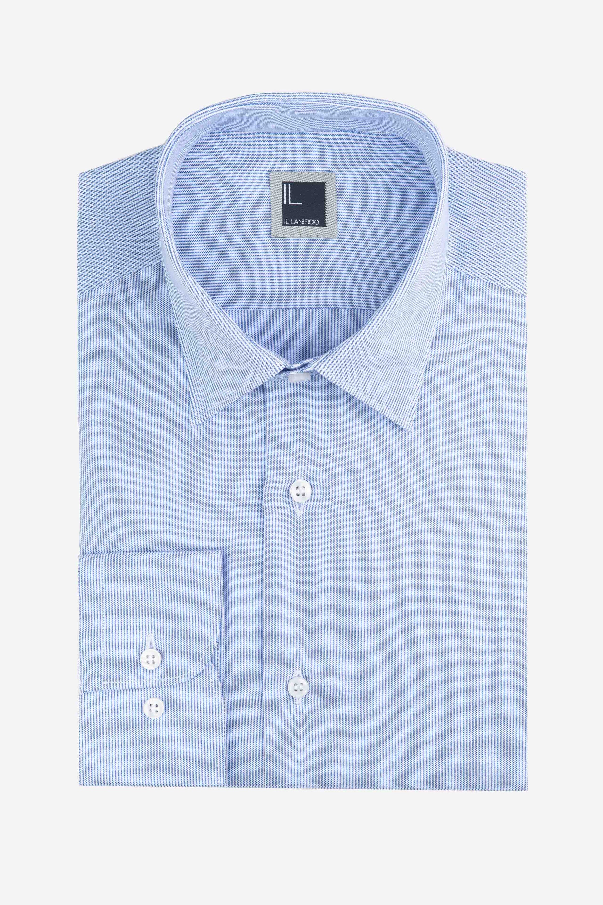 Camicia a righe casual - BLU RIGATO