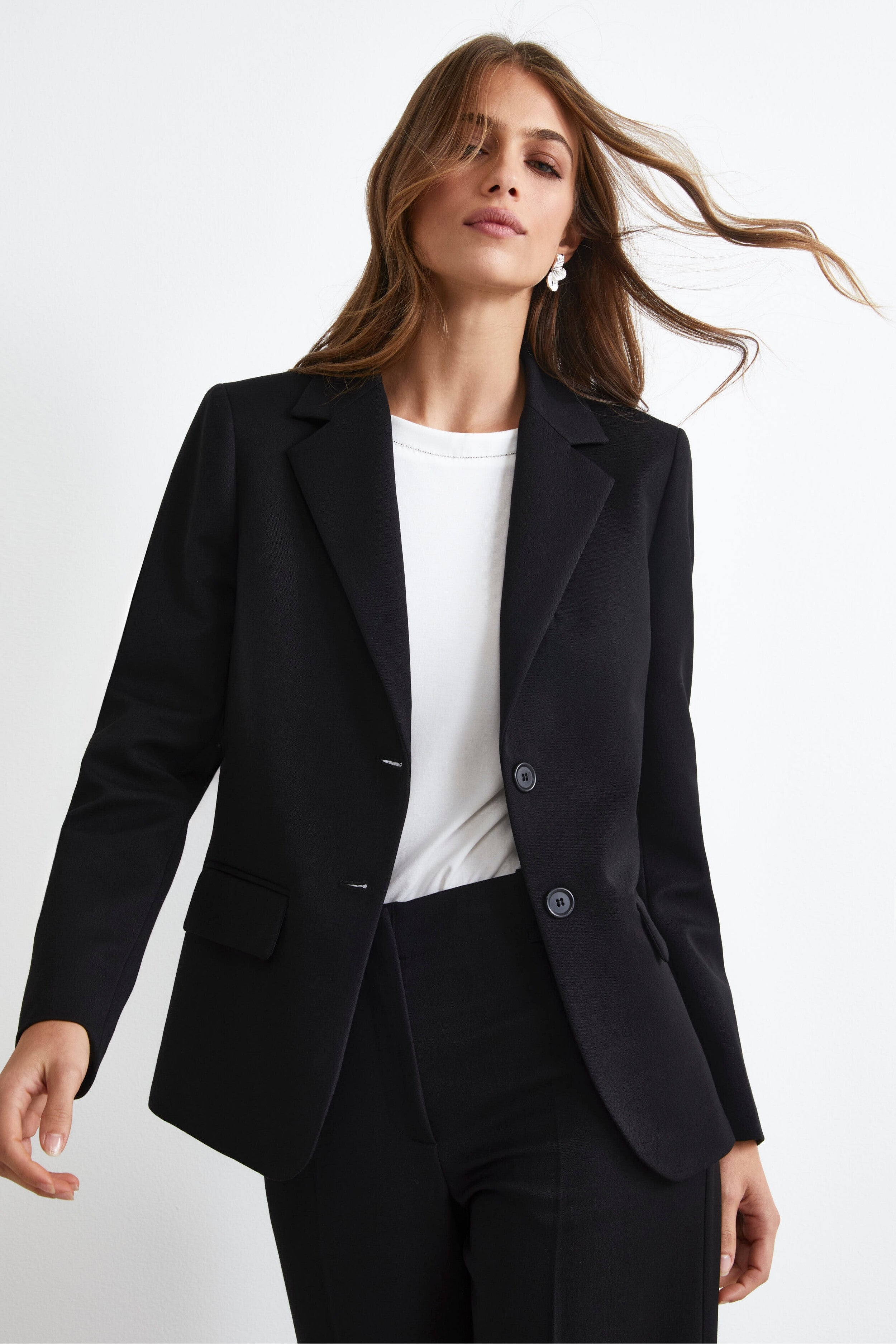 Blazer Elegante Monopetto - NERO