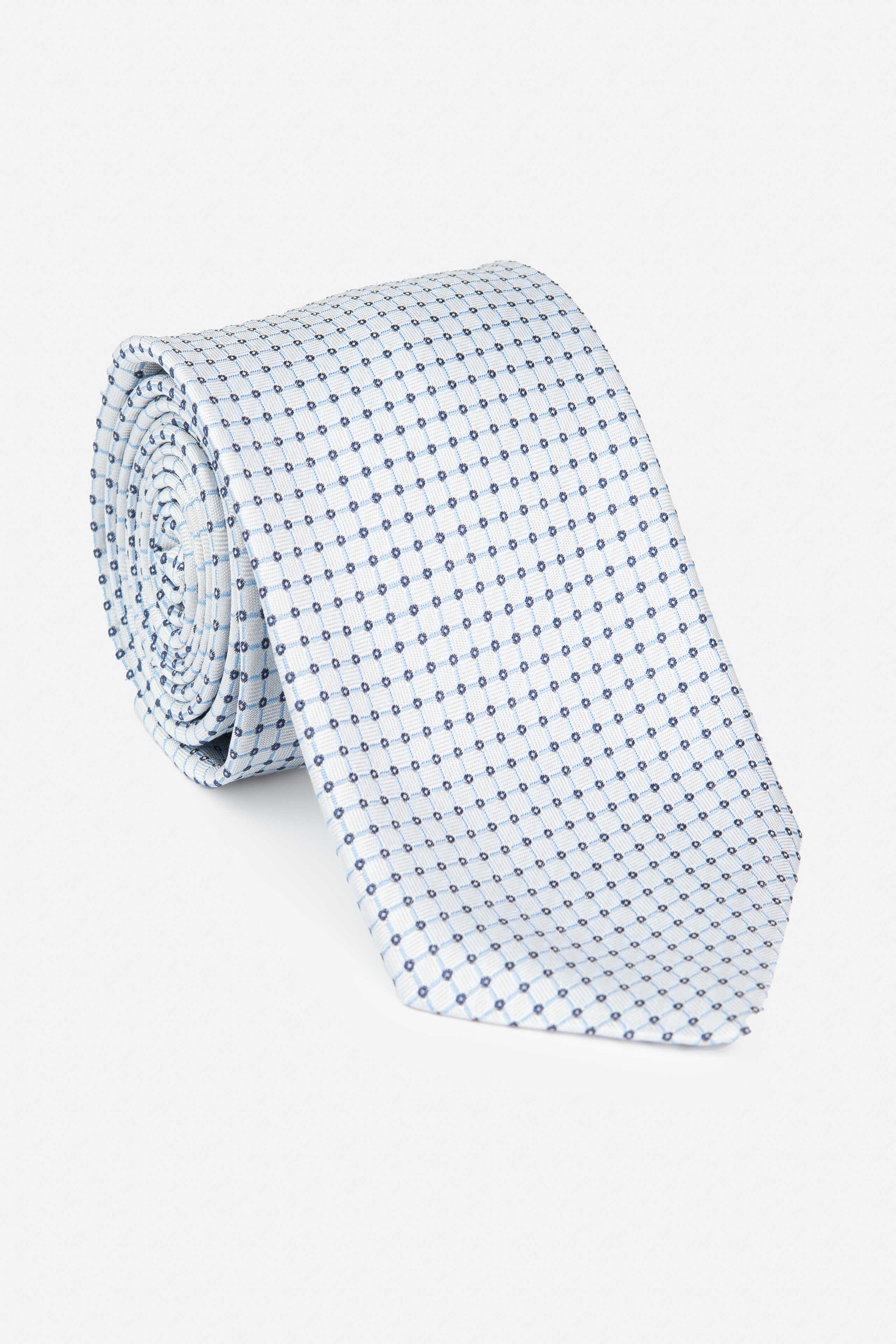 Elegant patterned tie - Grey pattern