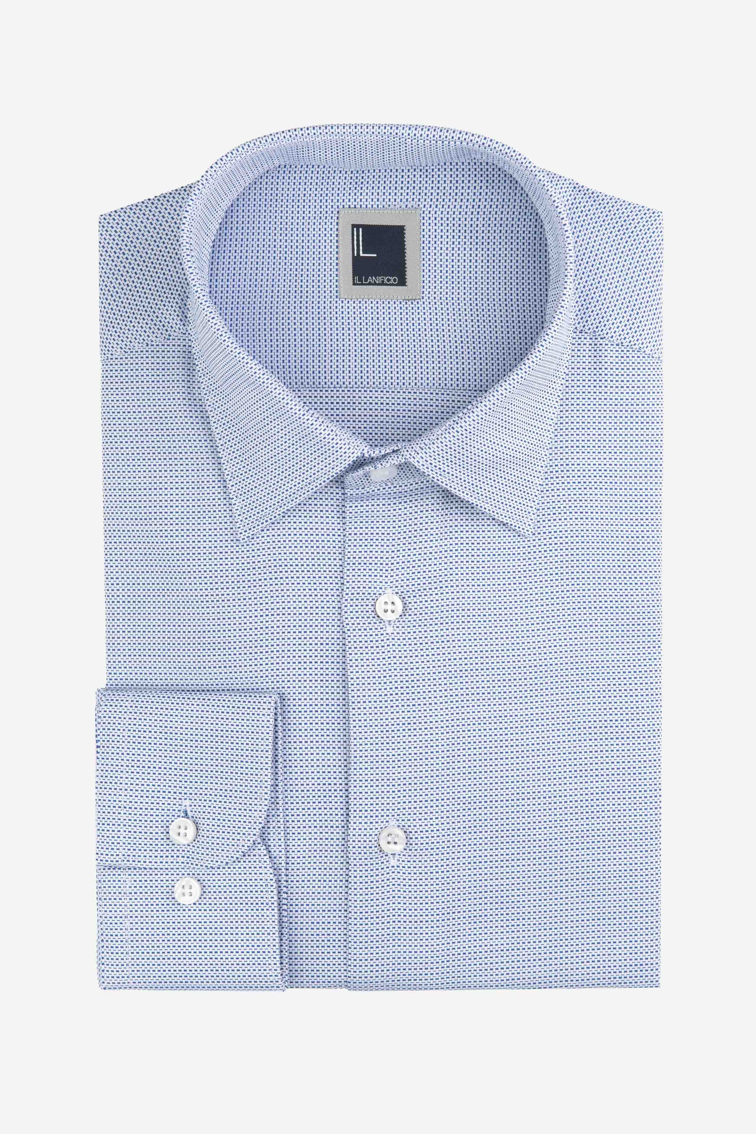 Camicia fantasia blu - FANT. BLU