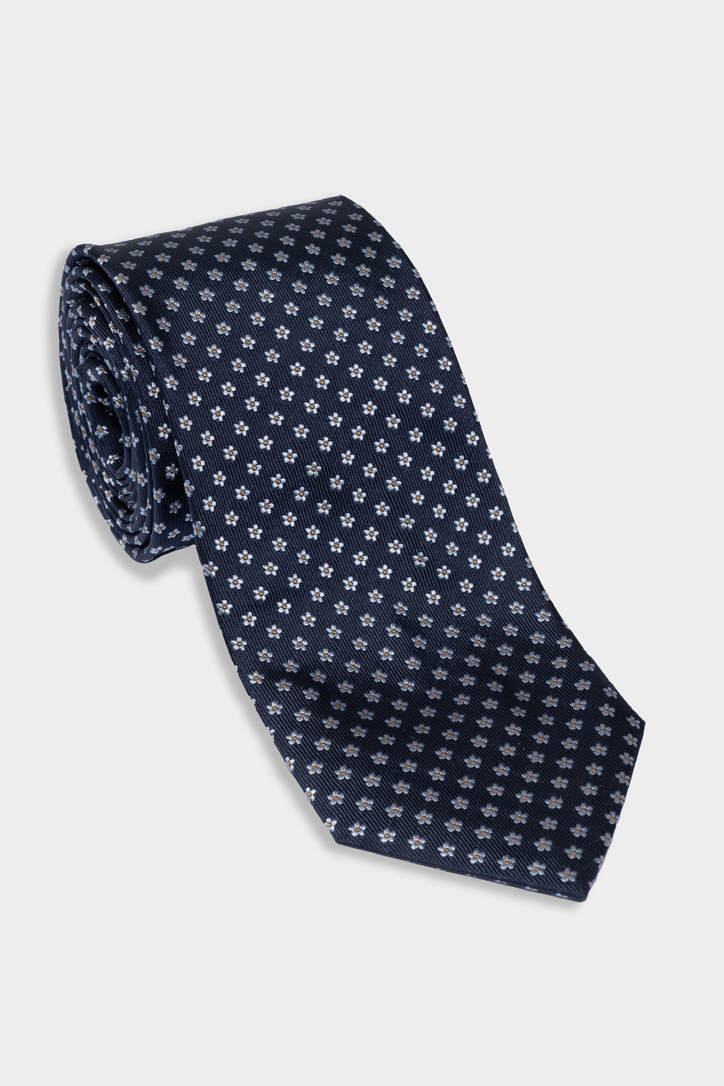 Avio fantasy tie - Air force blue pattern