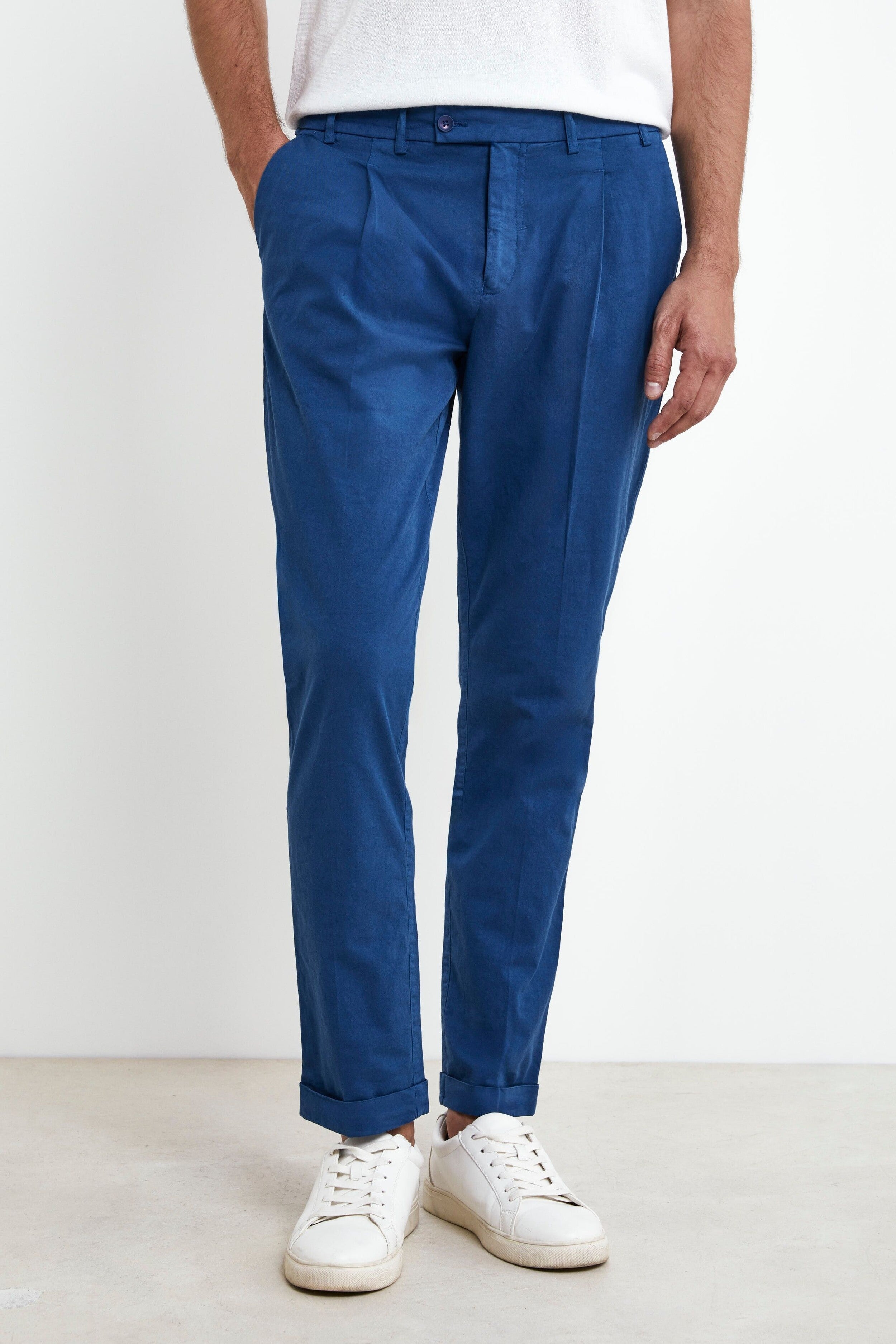 Pantaloni Slim in Cotone - ROYAL