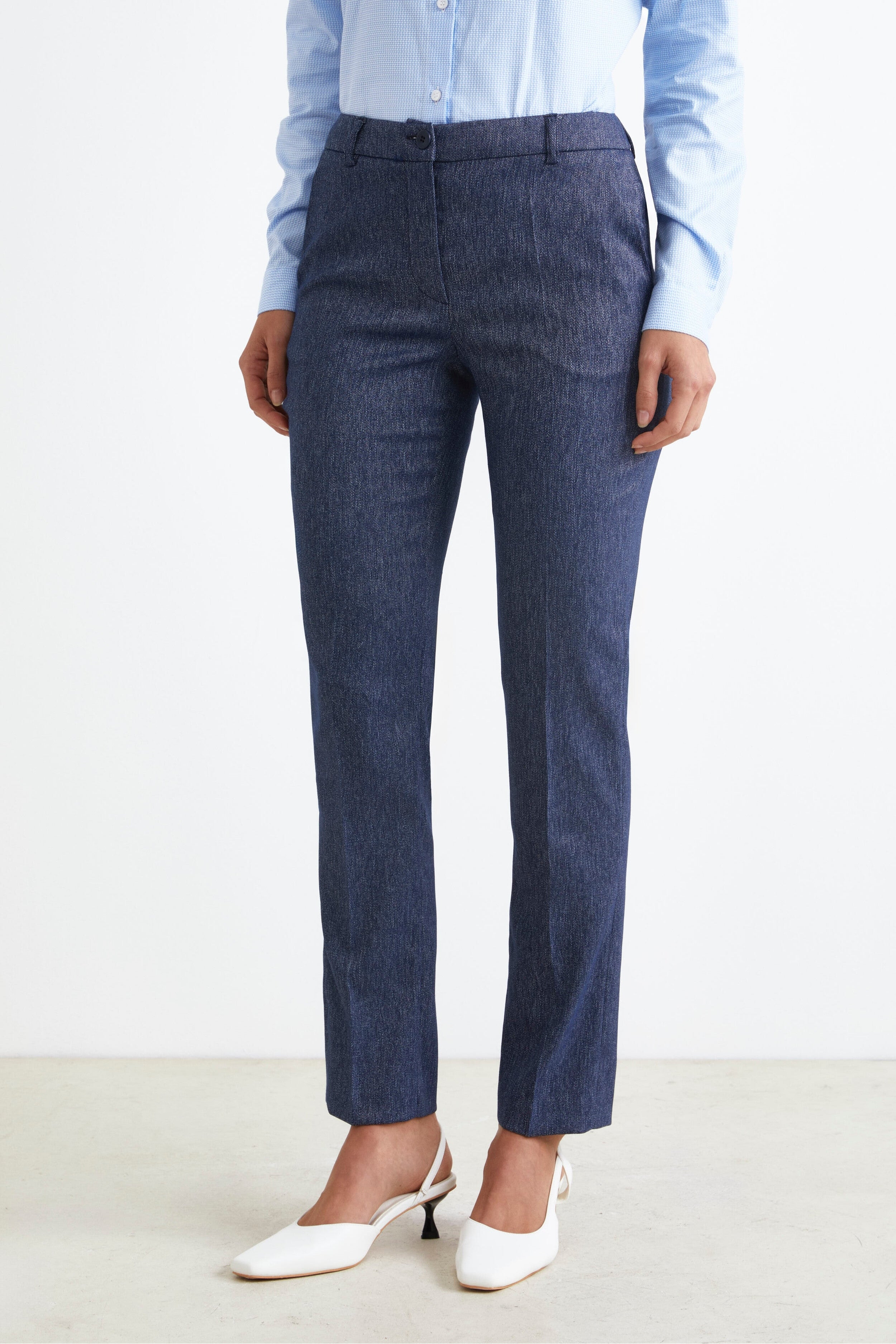 Pantalone Denim a Sigaretta - DENIM