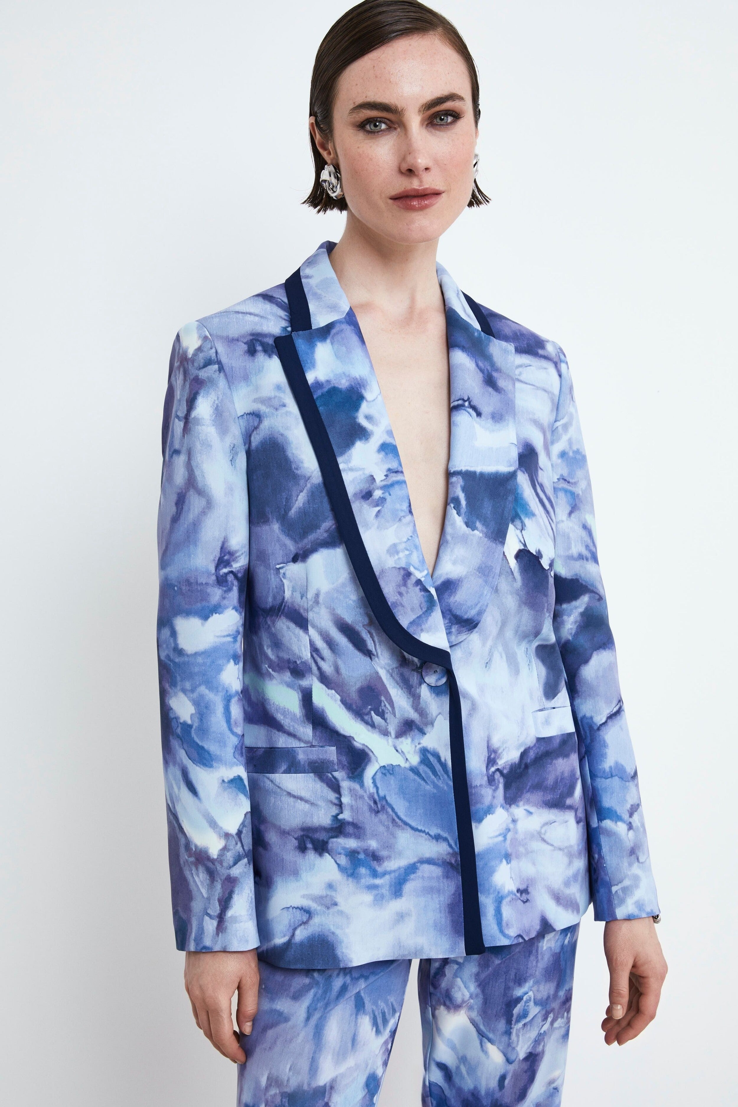 Fancy Jacket - Blue pattern