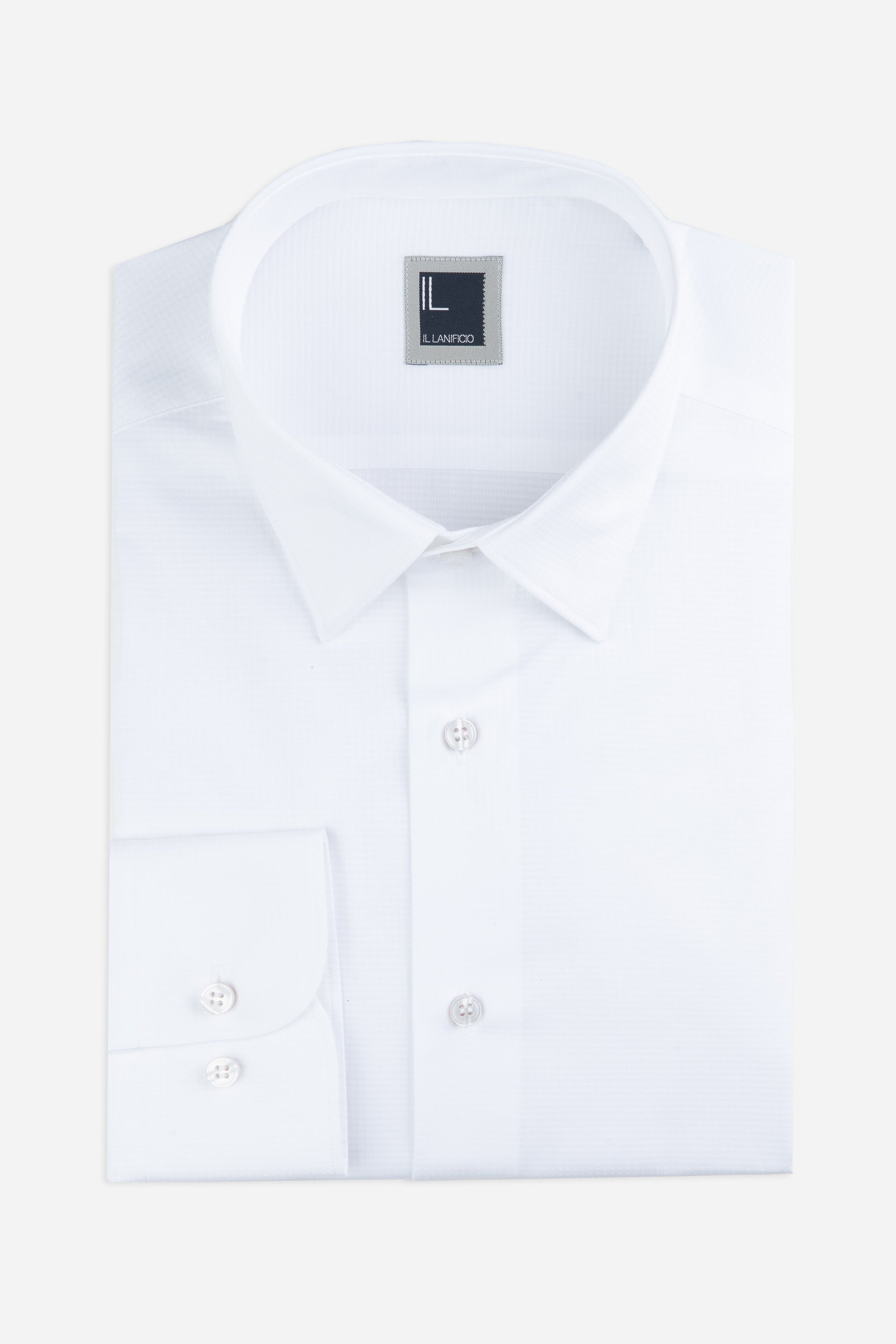 White cotton shirt - WHITE