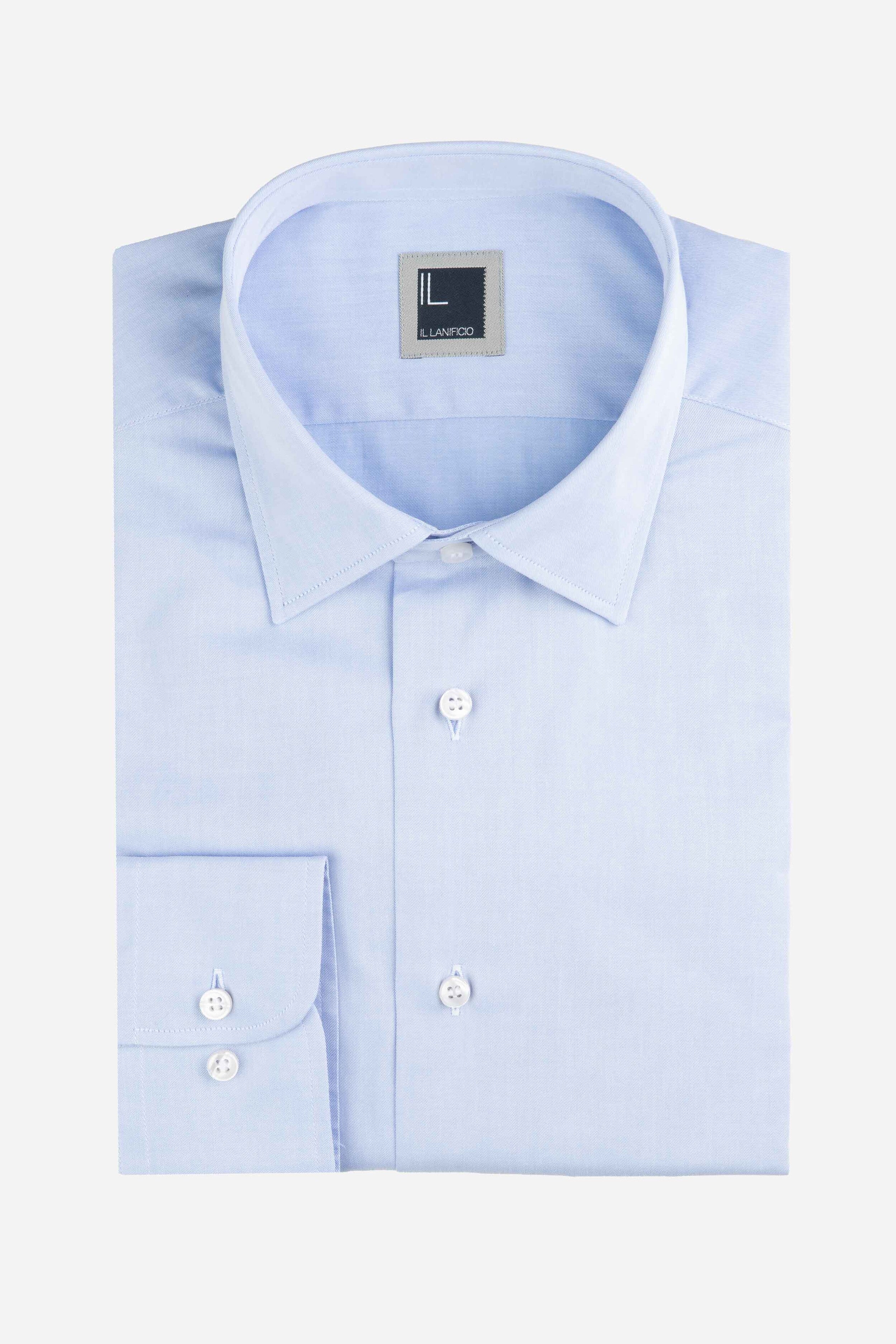 Elegant shirt for men - Light blue