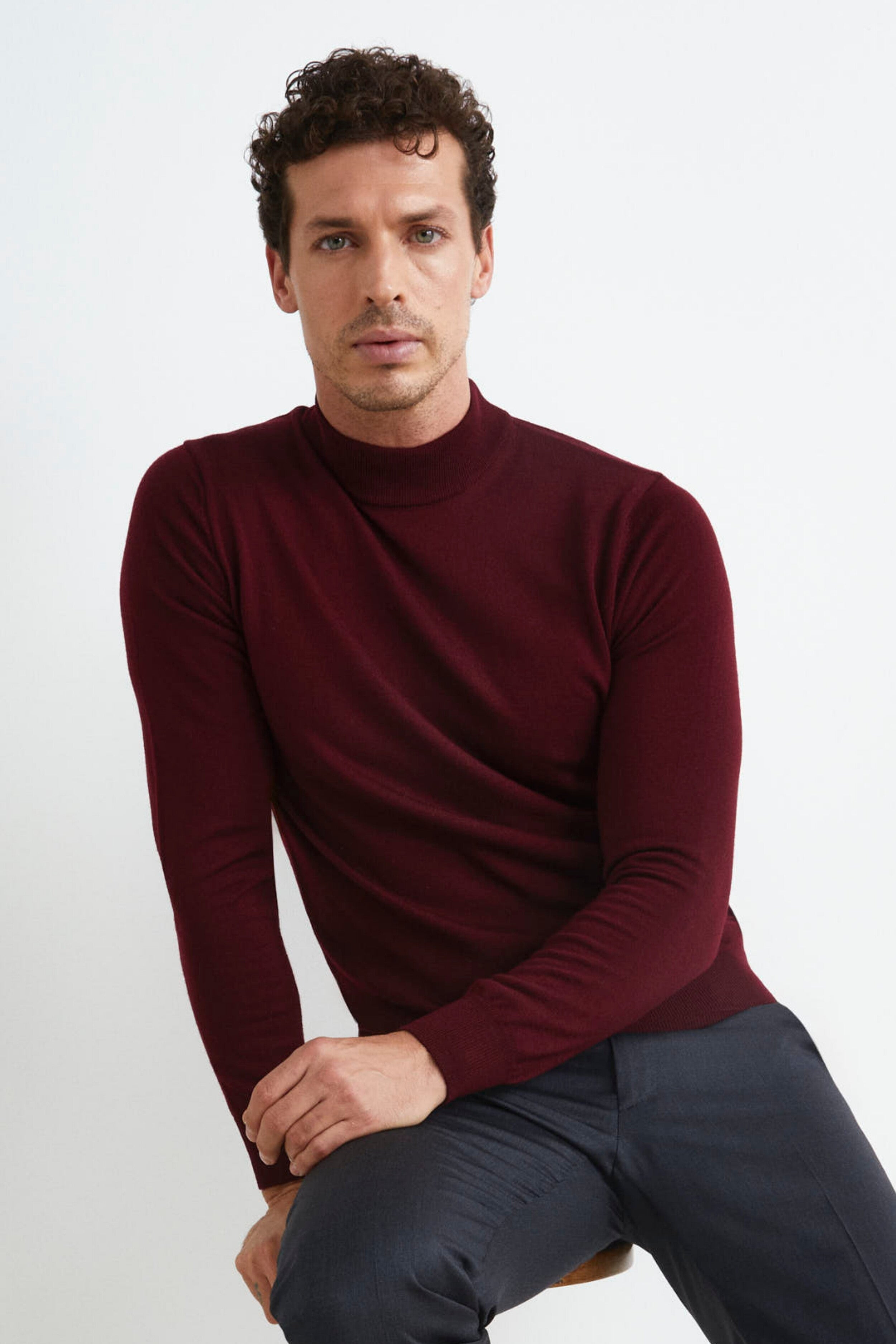 Lupetto in Lana Merino - BORDEAUX