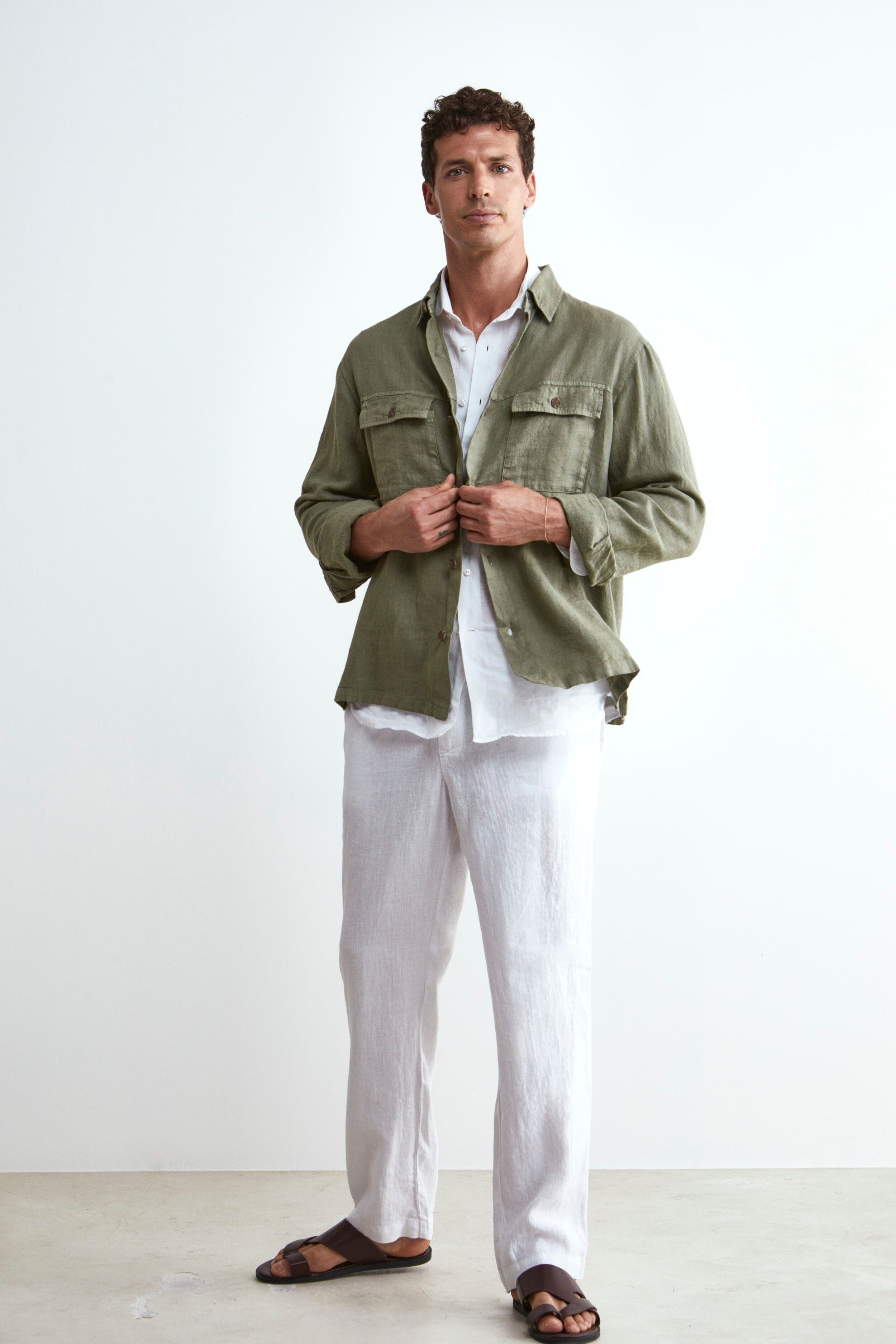 Green Saharan Jacket - Military green