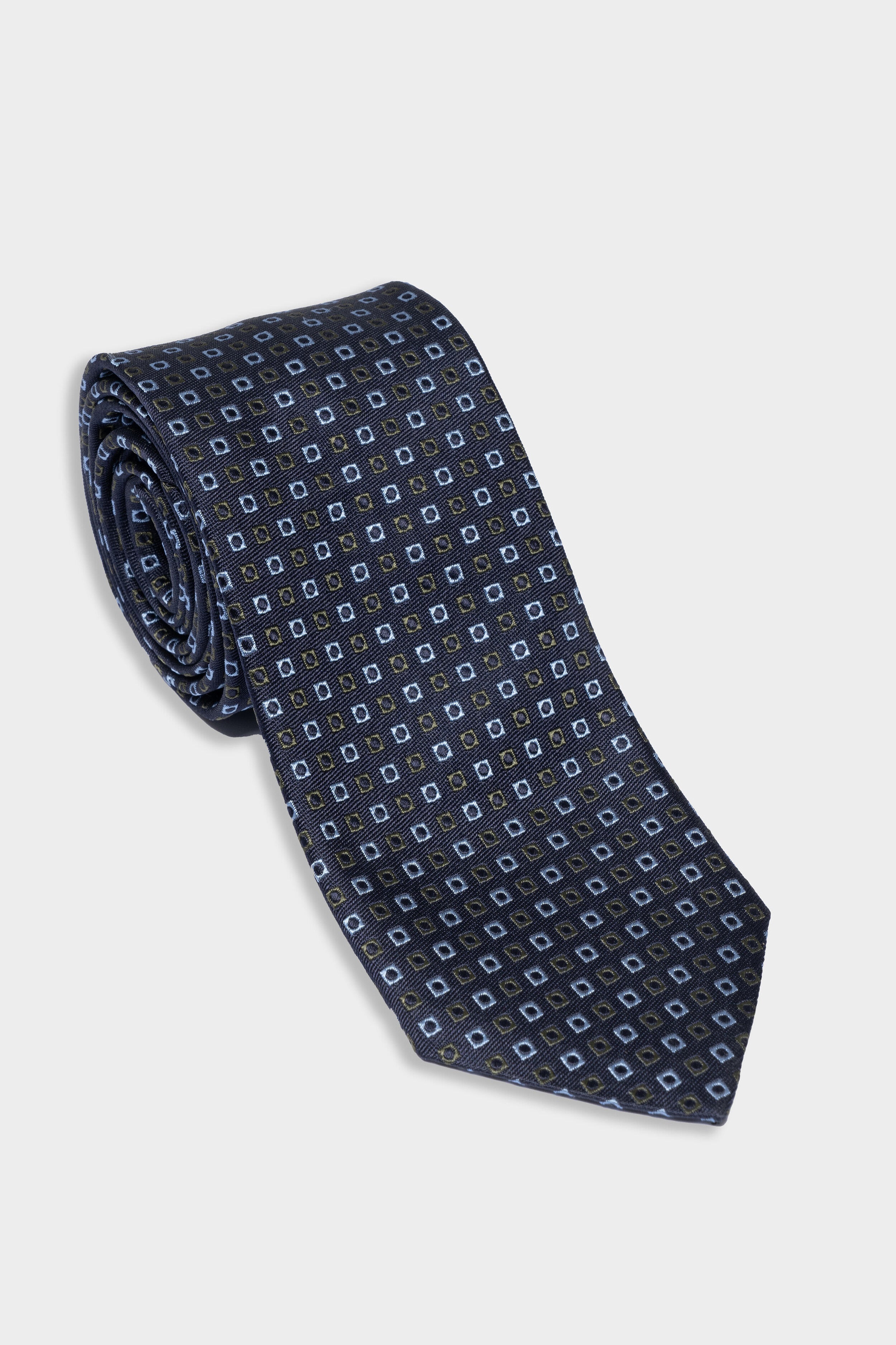 Silk tie - BLACK PATTERN