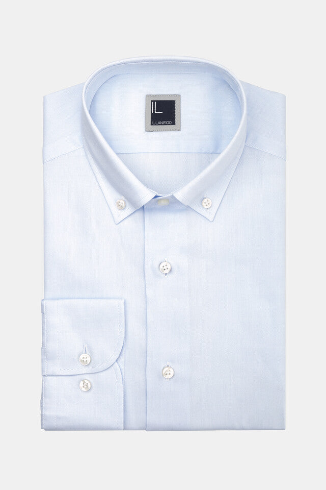 Oxford slim shirt - Light blue