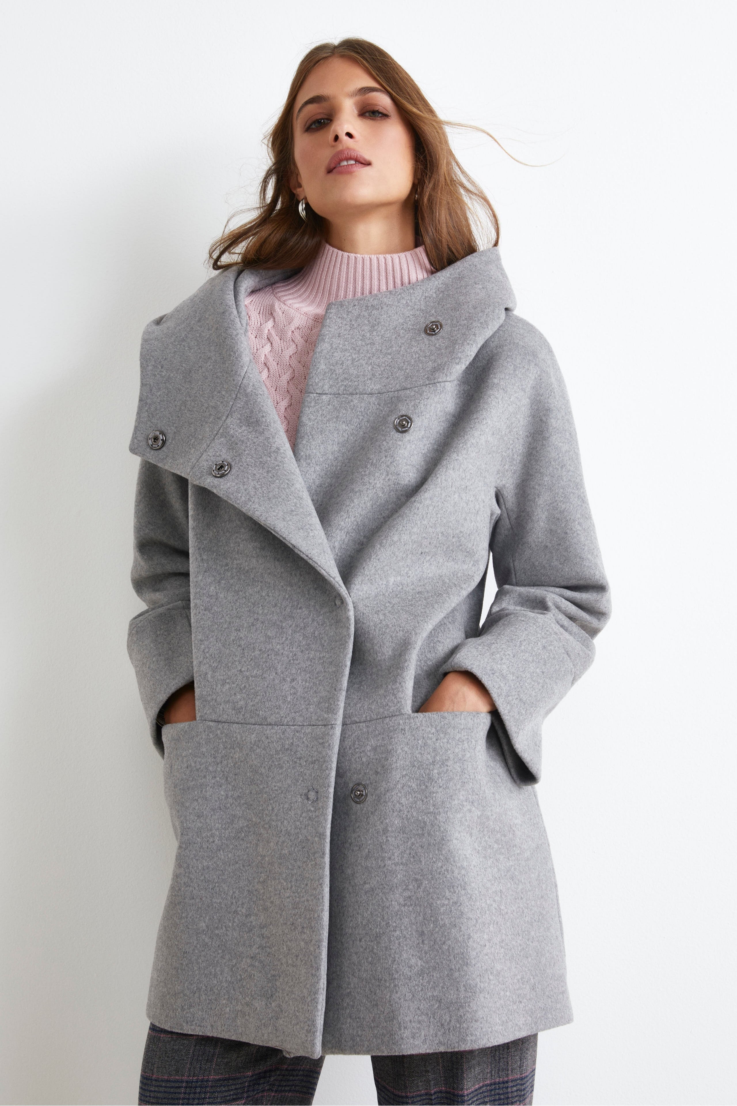 Cappotto corto in lana e cashmere - PERLA