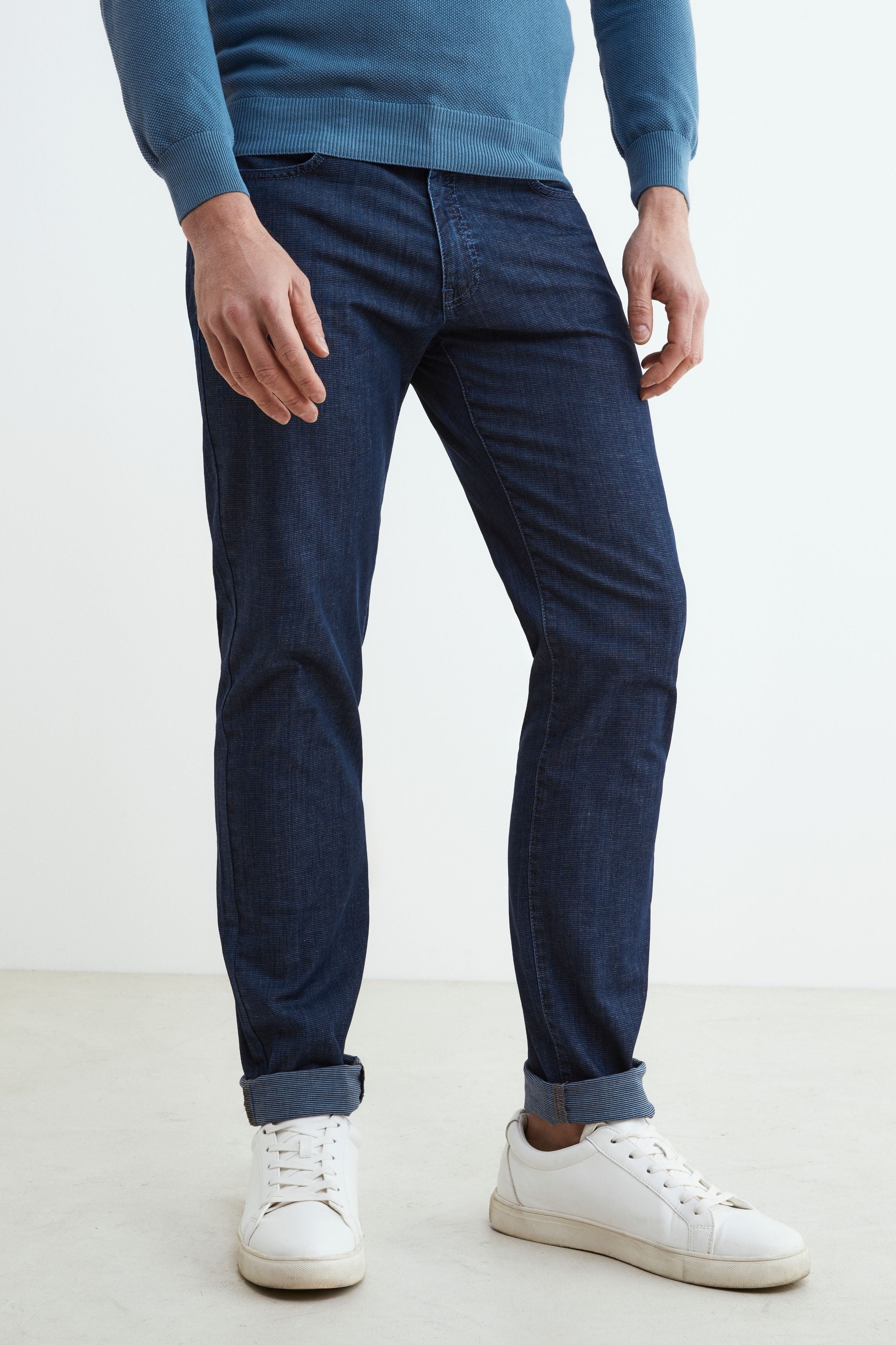 Jeans da uomo slim - INDACO