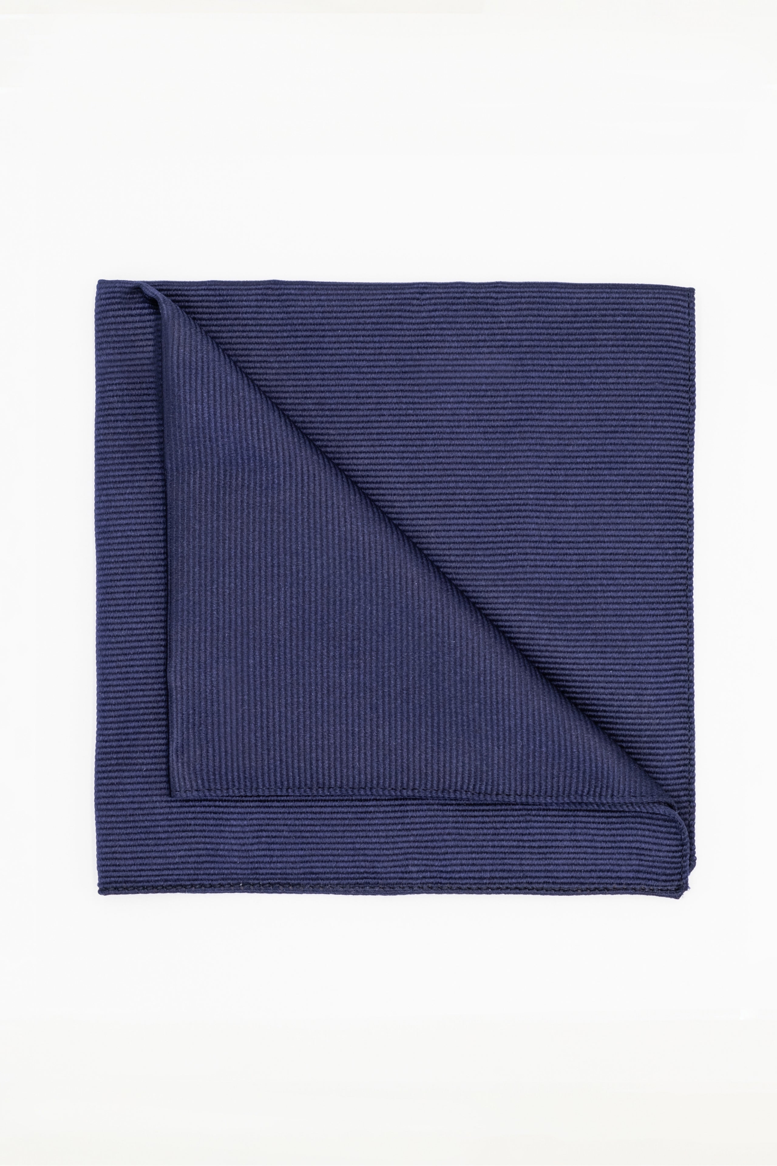 Pochette Elegante in Seta - BLU SCURO