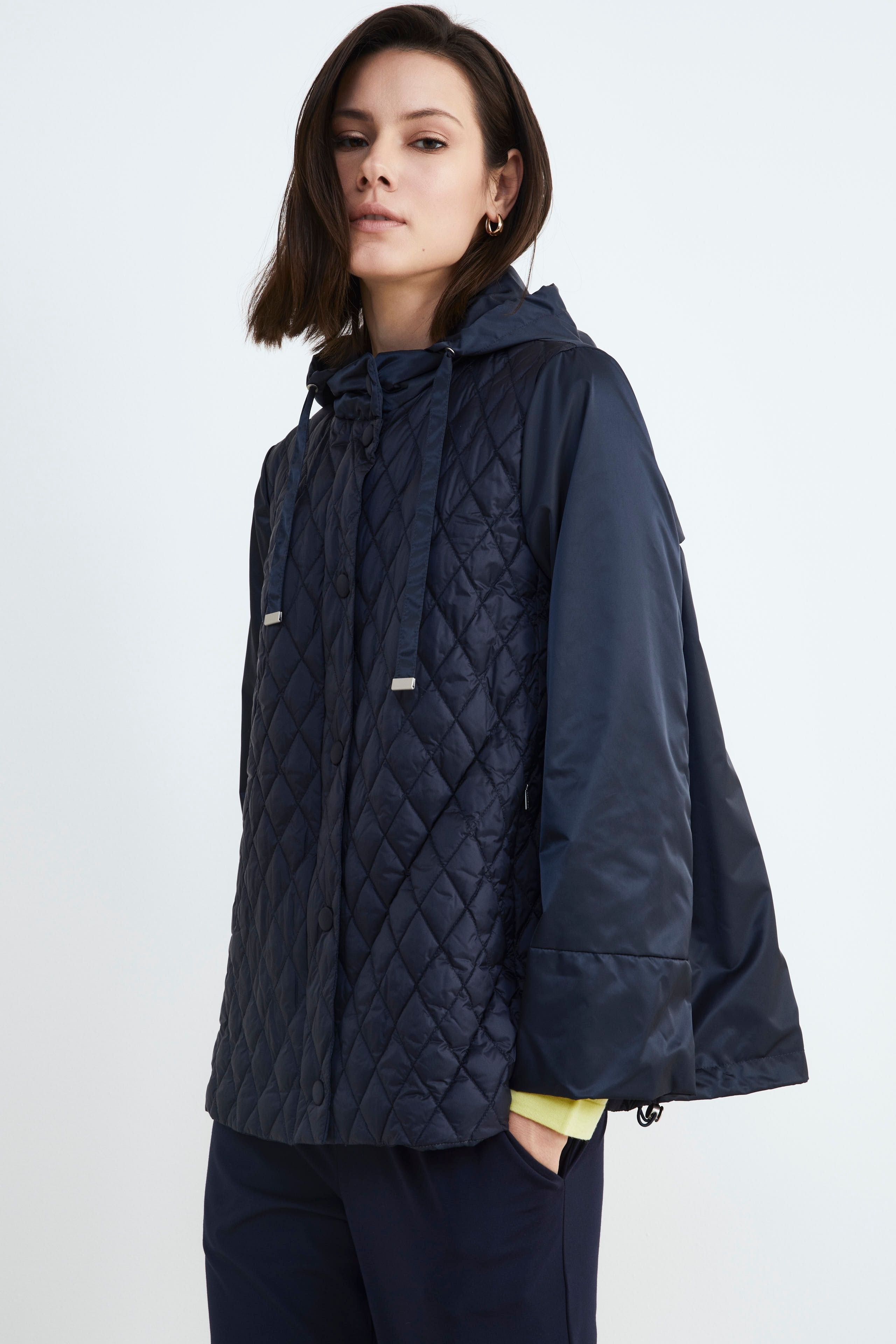 Padded women’s parka - BLUE