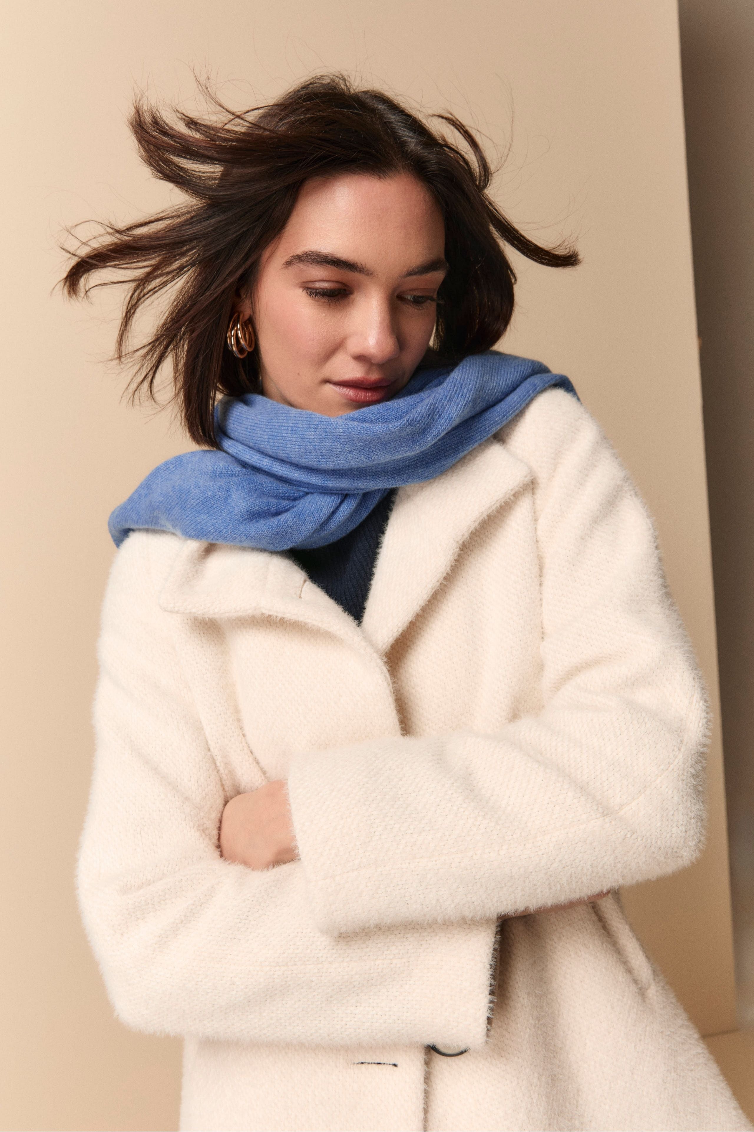 Cashmere scarf - DENIM