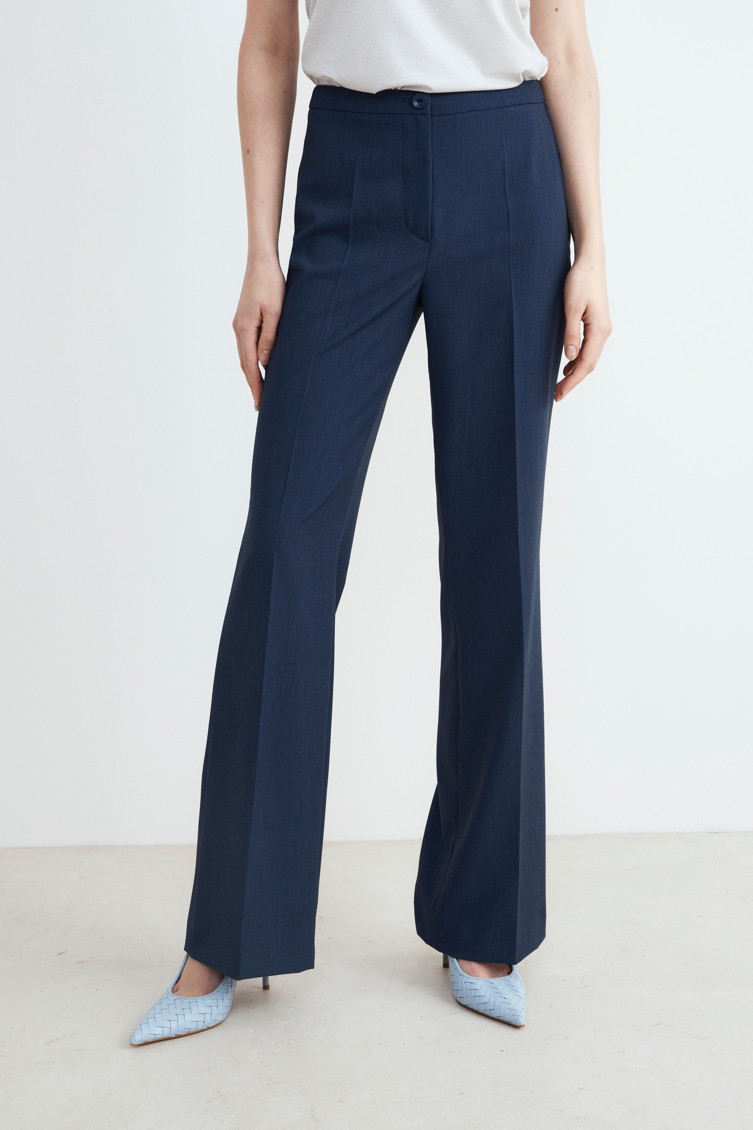 Elegant formal trousers - DENIM