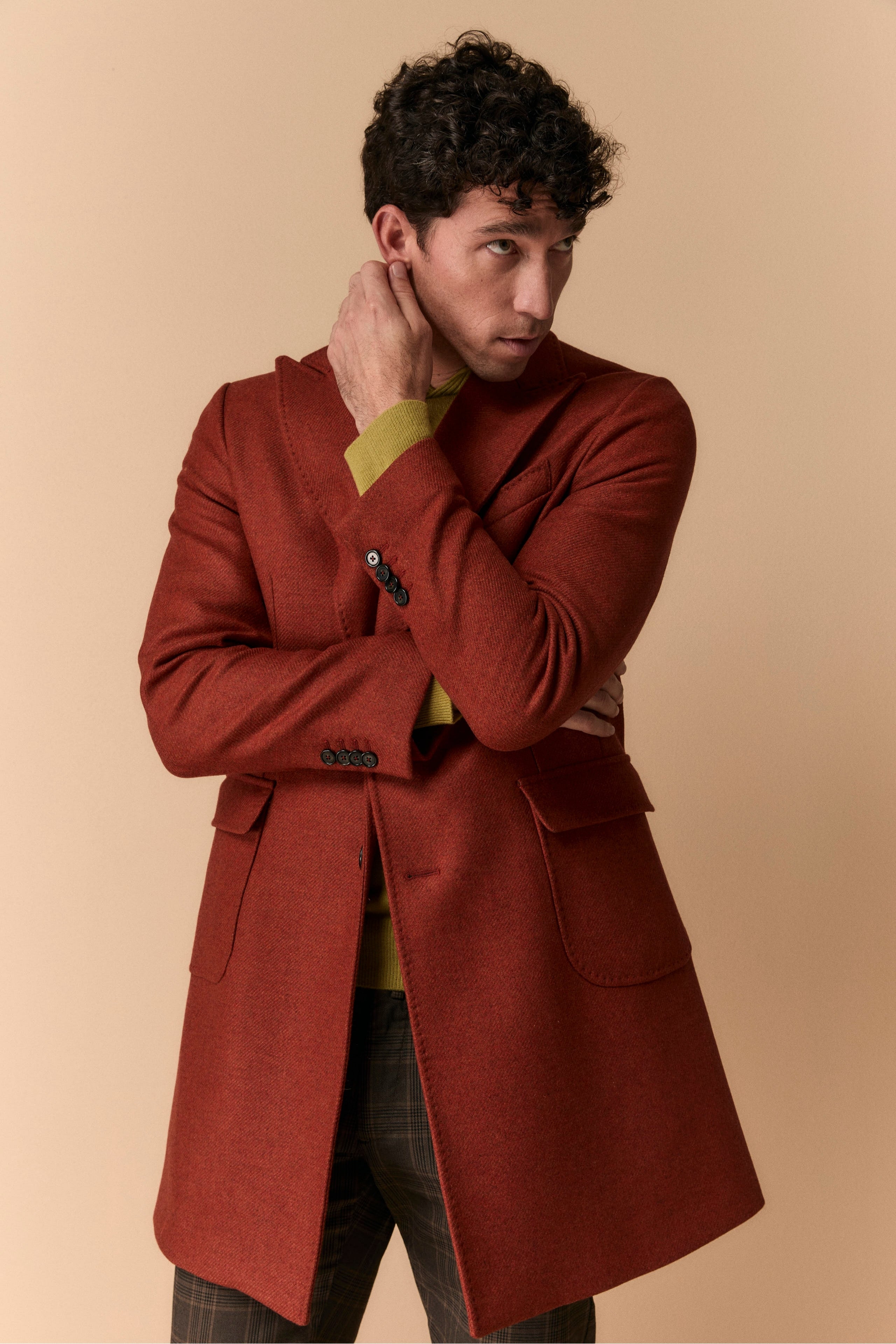 Cappotto Twill in Lana - COCCIO