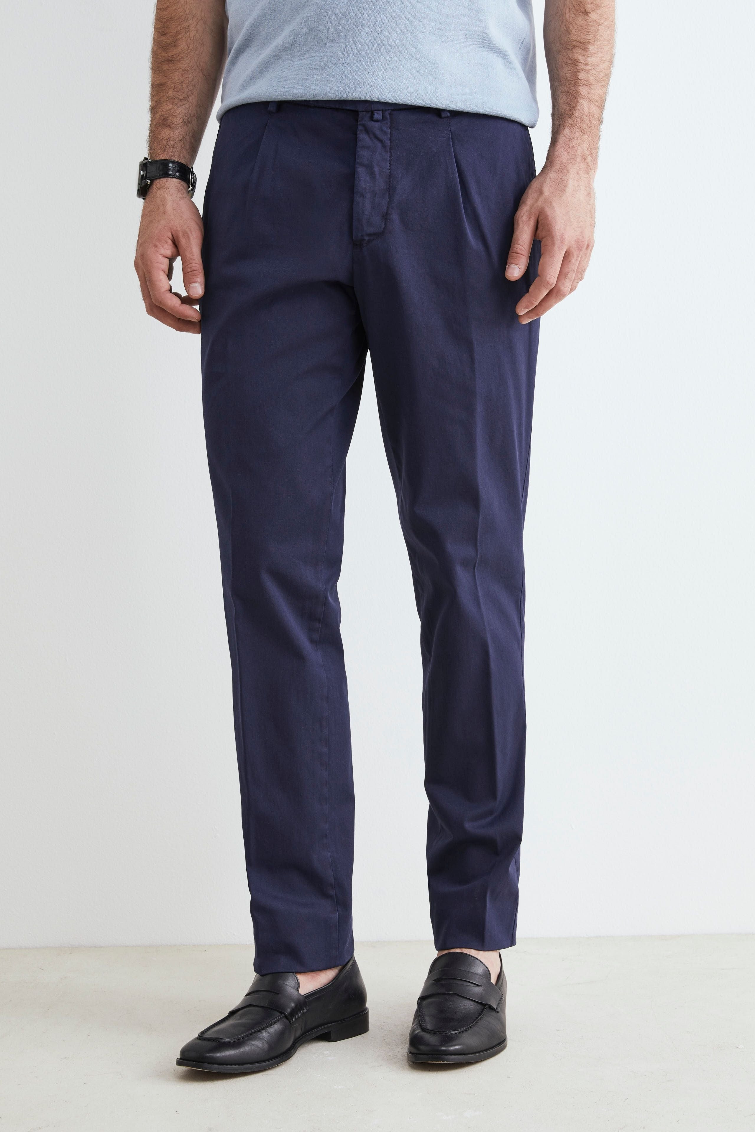 Pantalone classico uomo - BLU APERTO