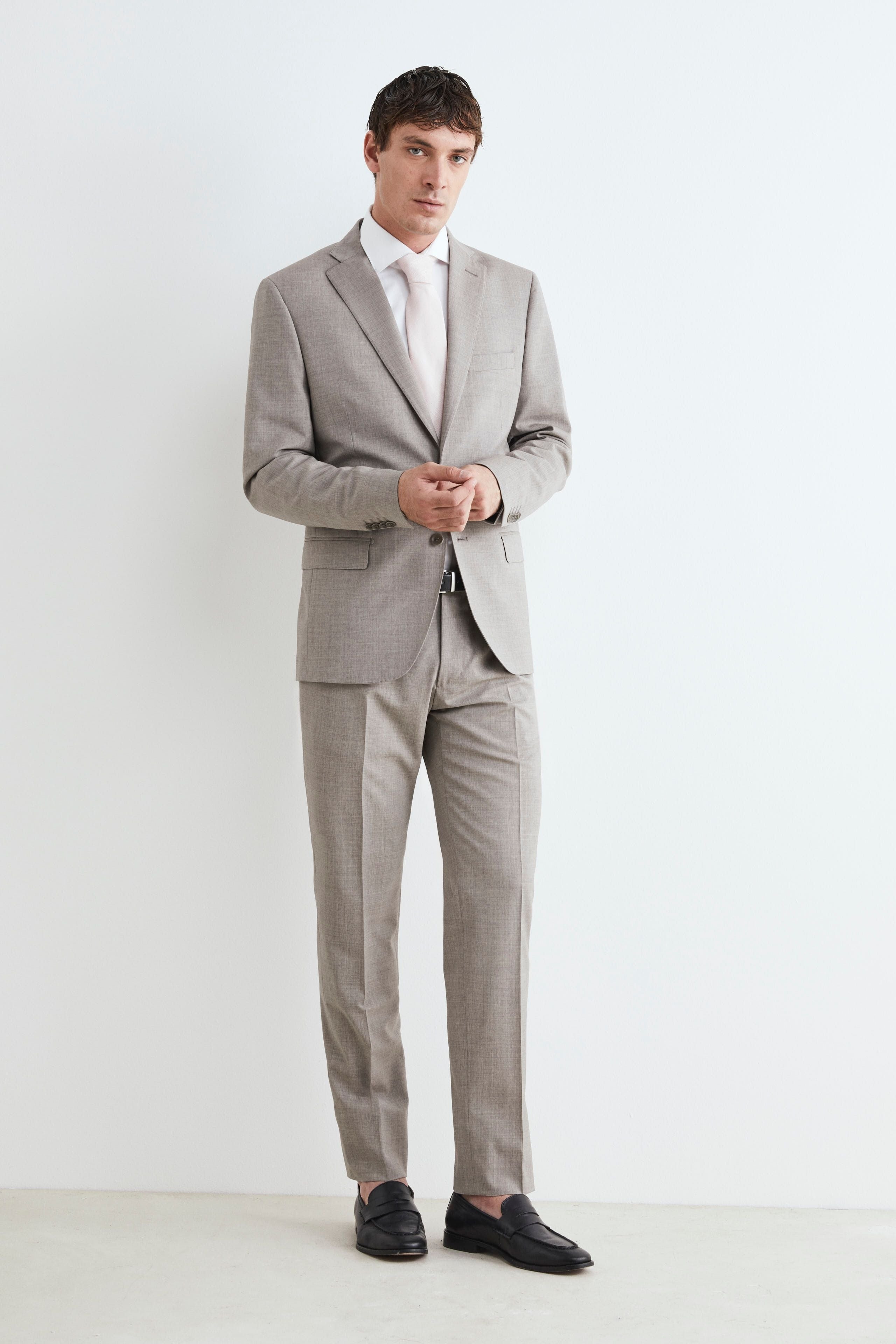 Stylish grey Suit - Light grey
