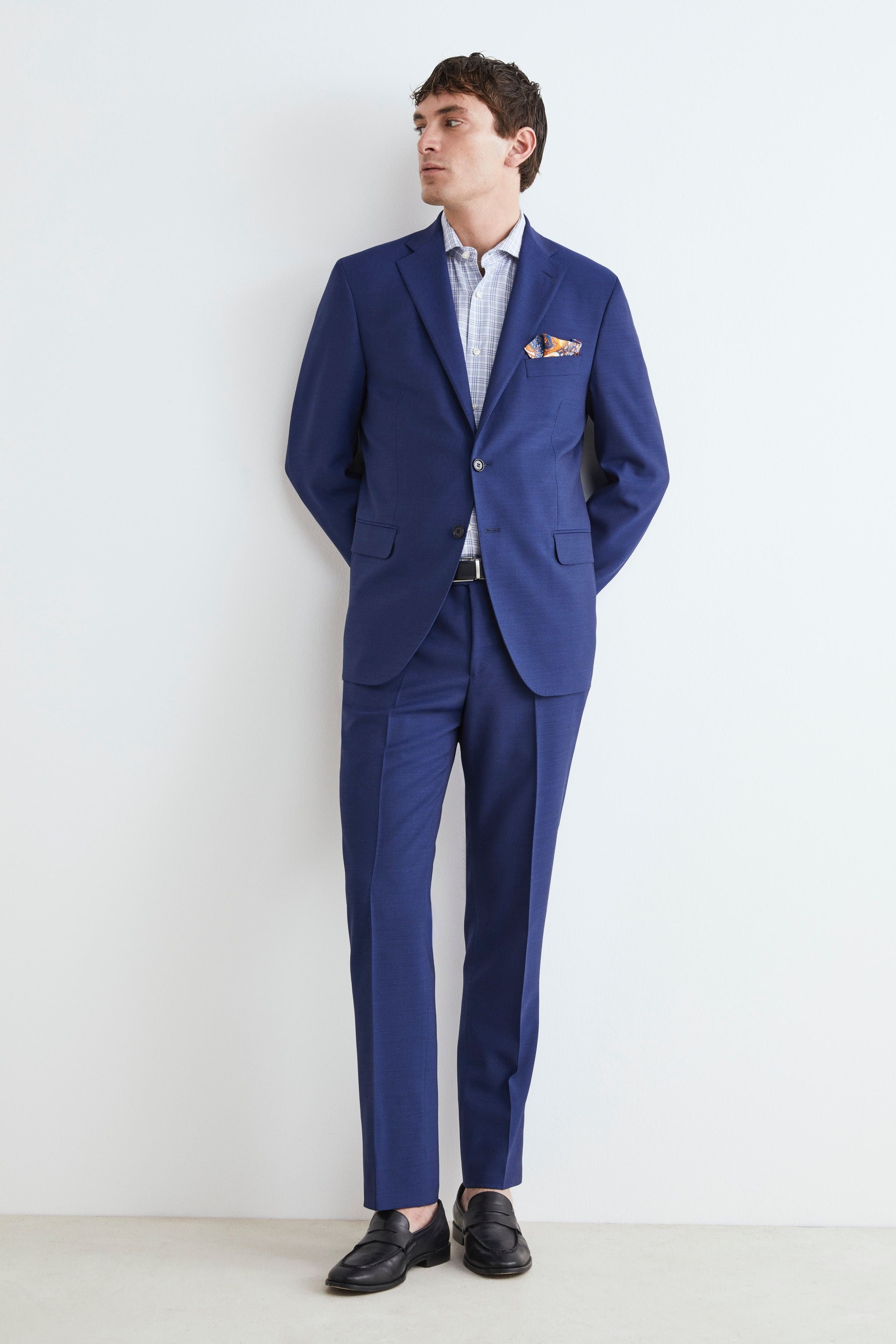 Bluette wool suit - Medium blue