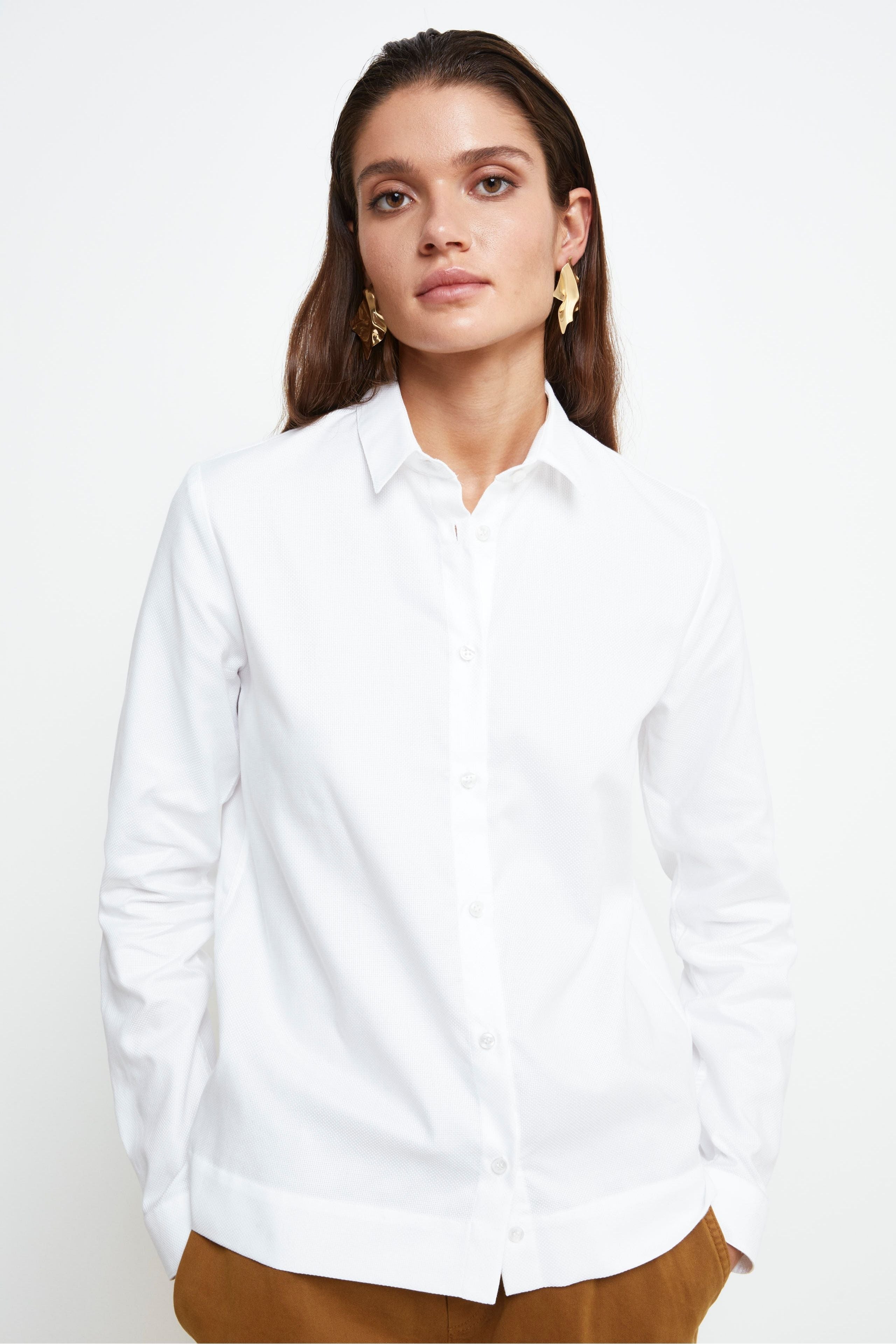 Camicia Classica Regular Fit - BIANCO