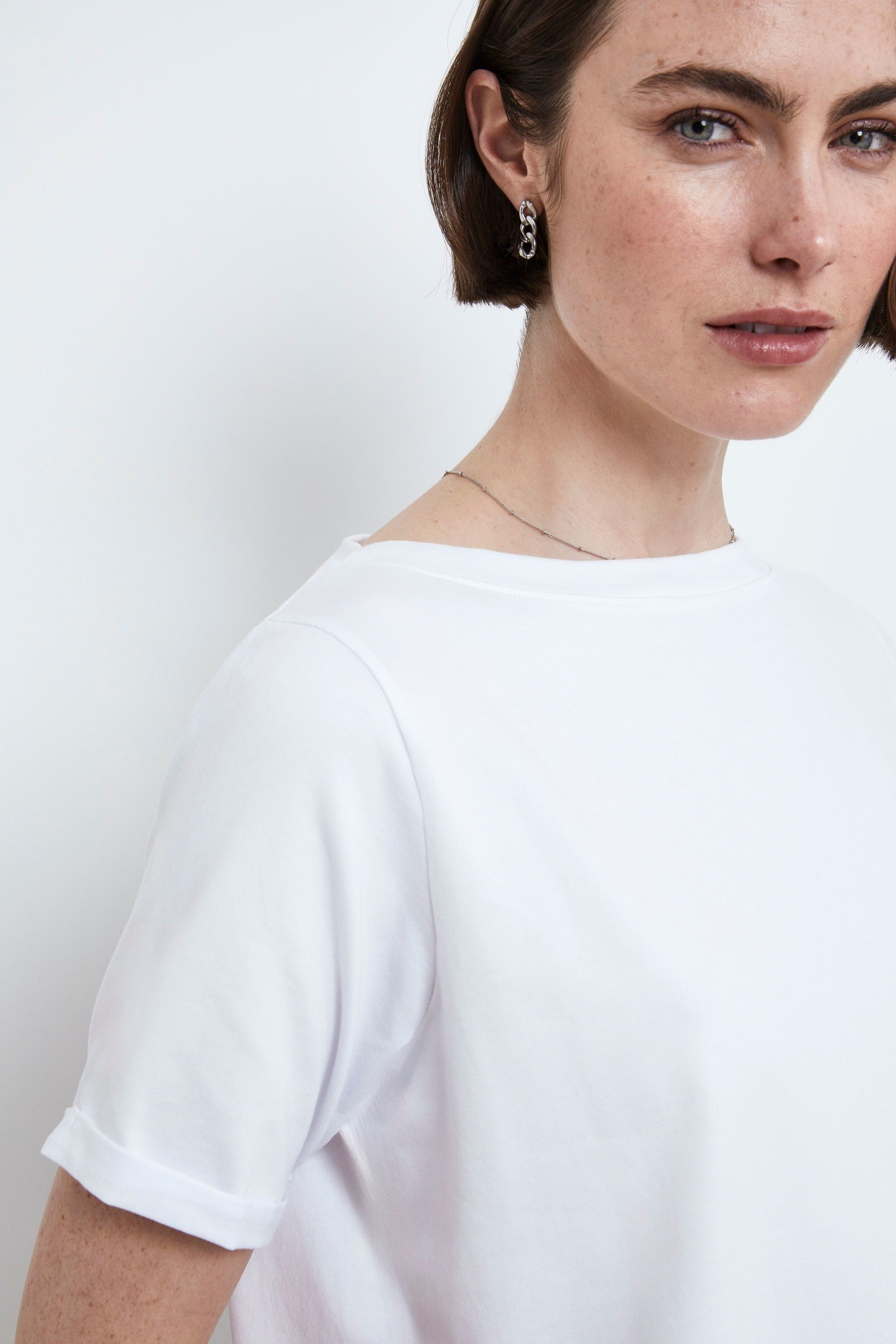 T-shirt in cotone - BIANCO
