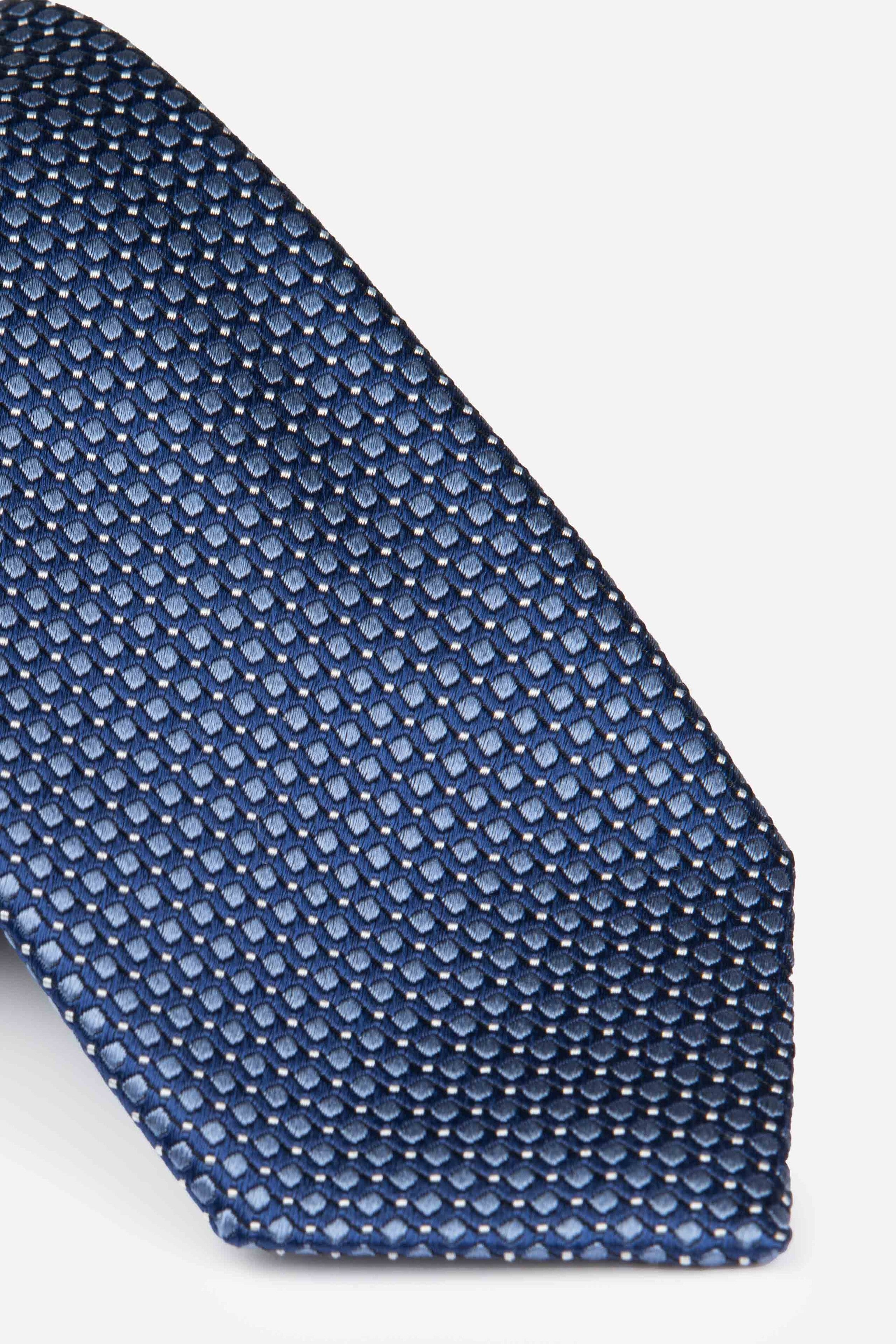 Blue patterned tie - Blue pattern