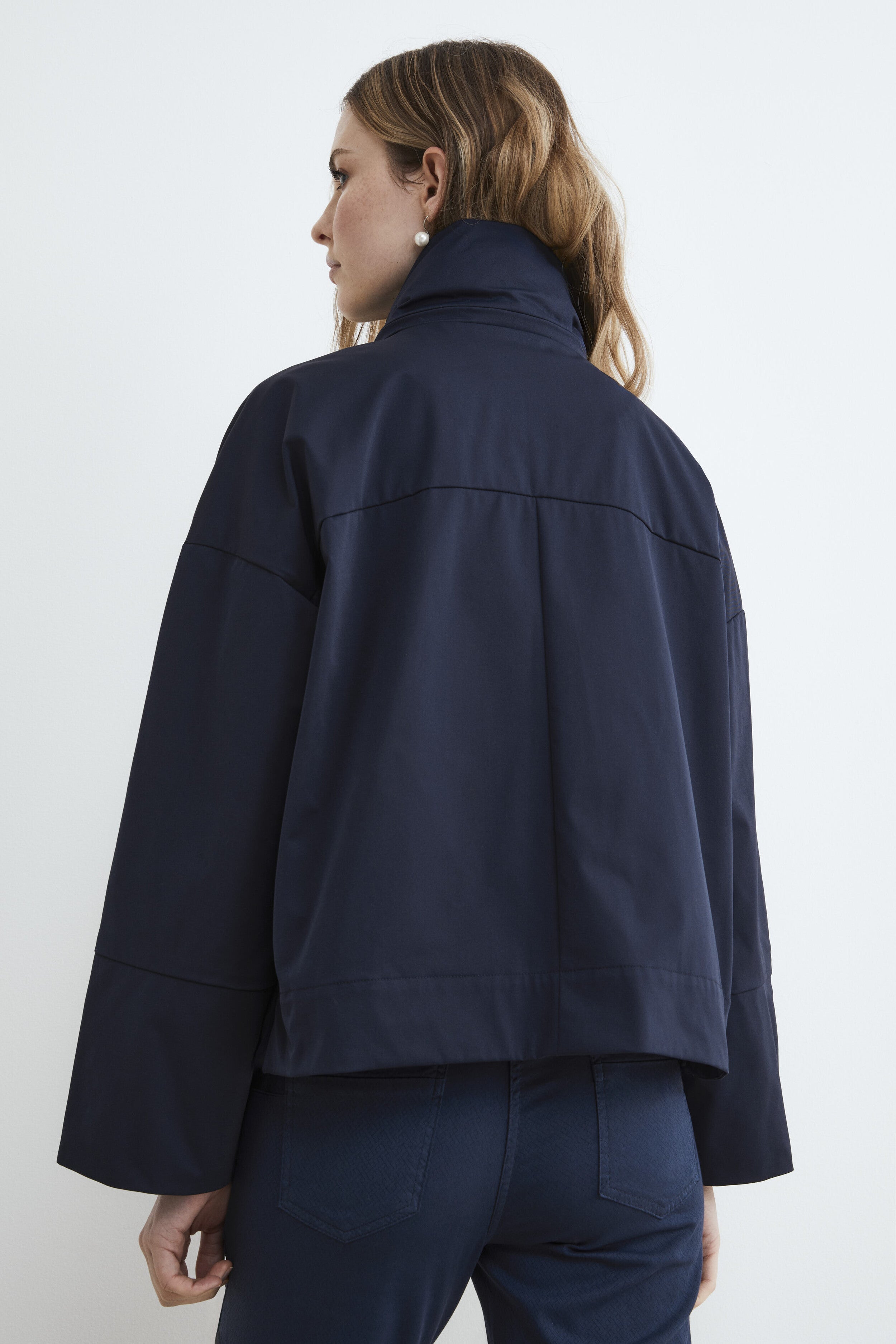 Veste courte pour femme - BLEU