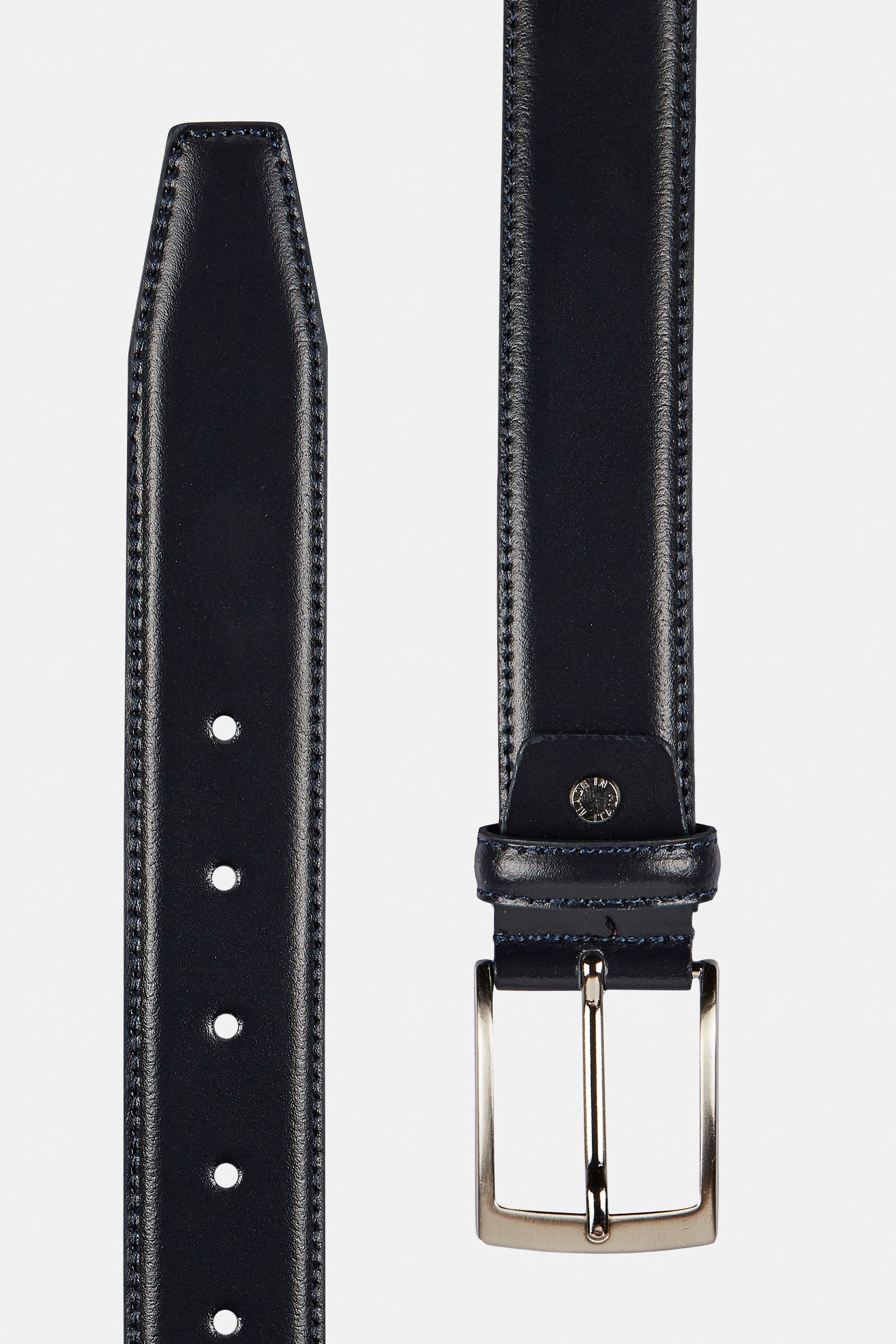 Men’s leather belt - BLUE
