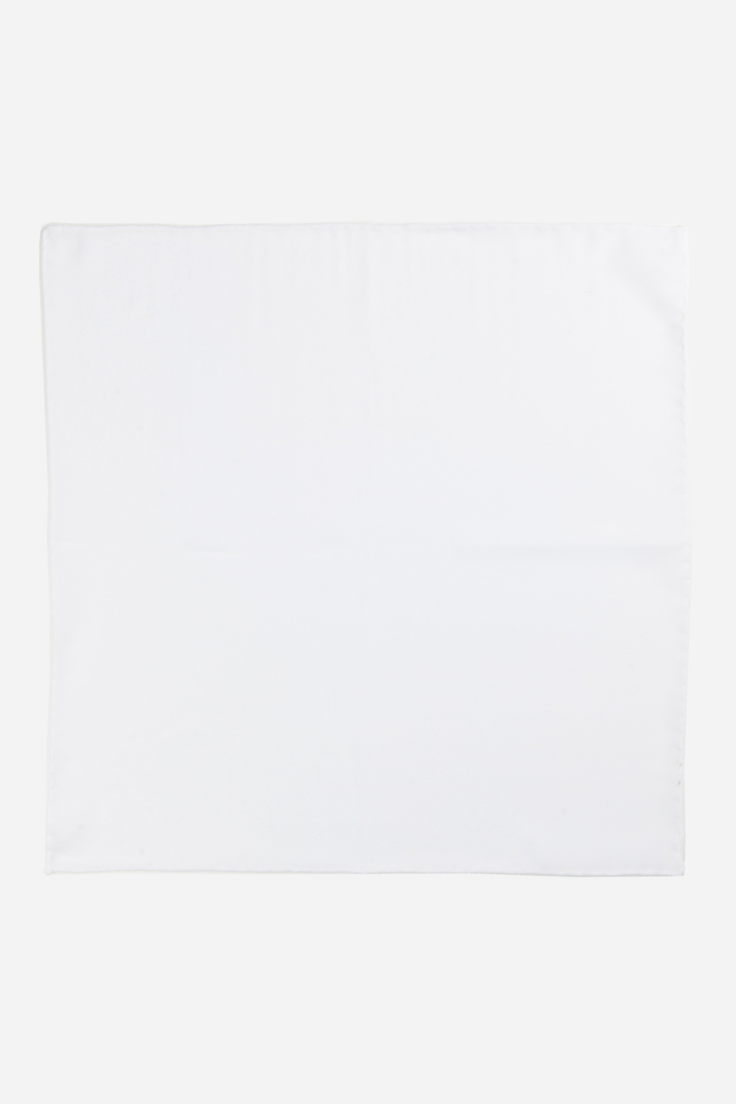White silk clutch bag - WHITE