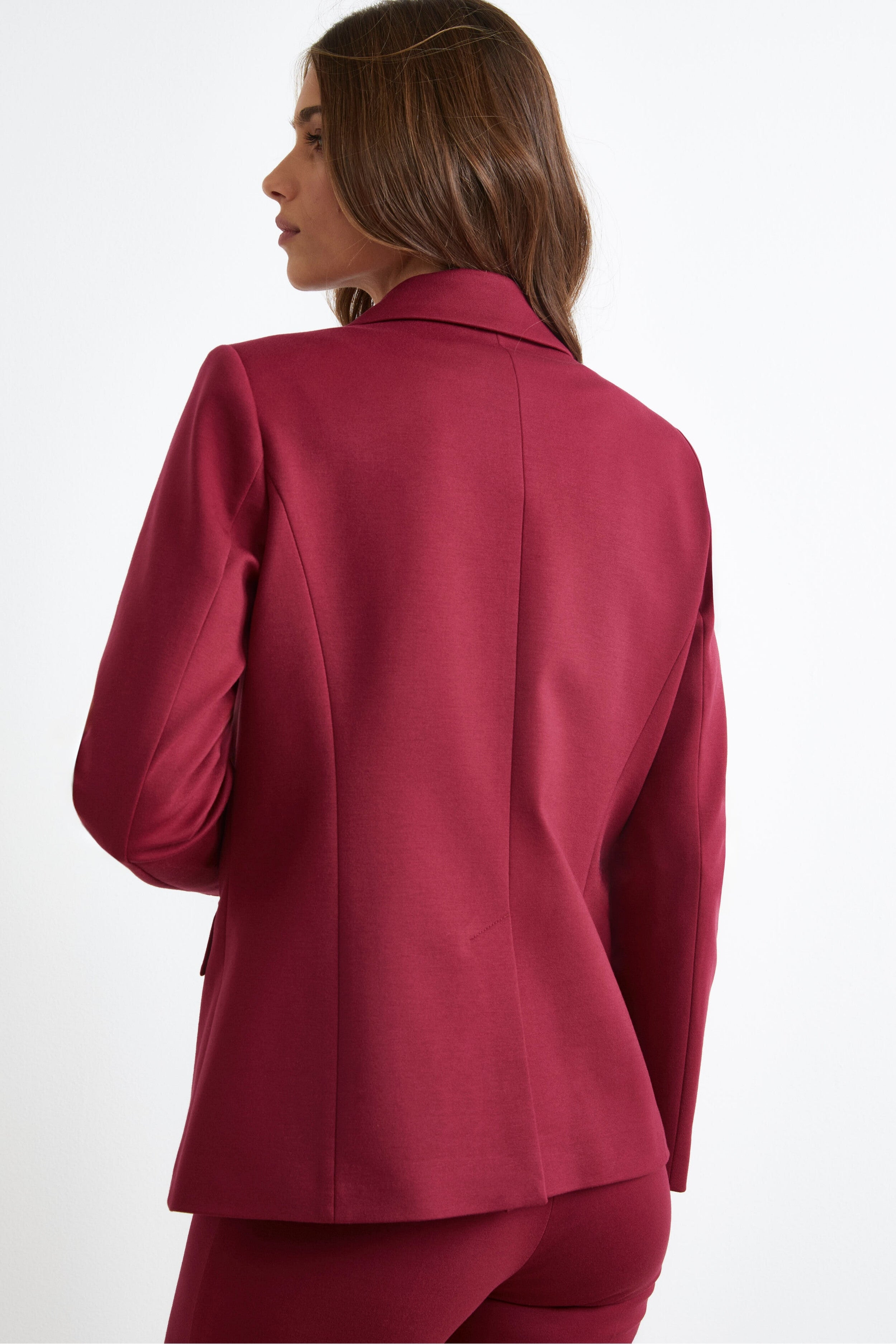 Blazer Elegante Monopetto - ROSSO