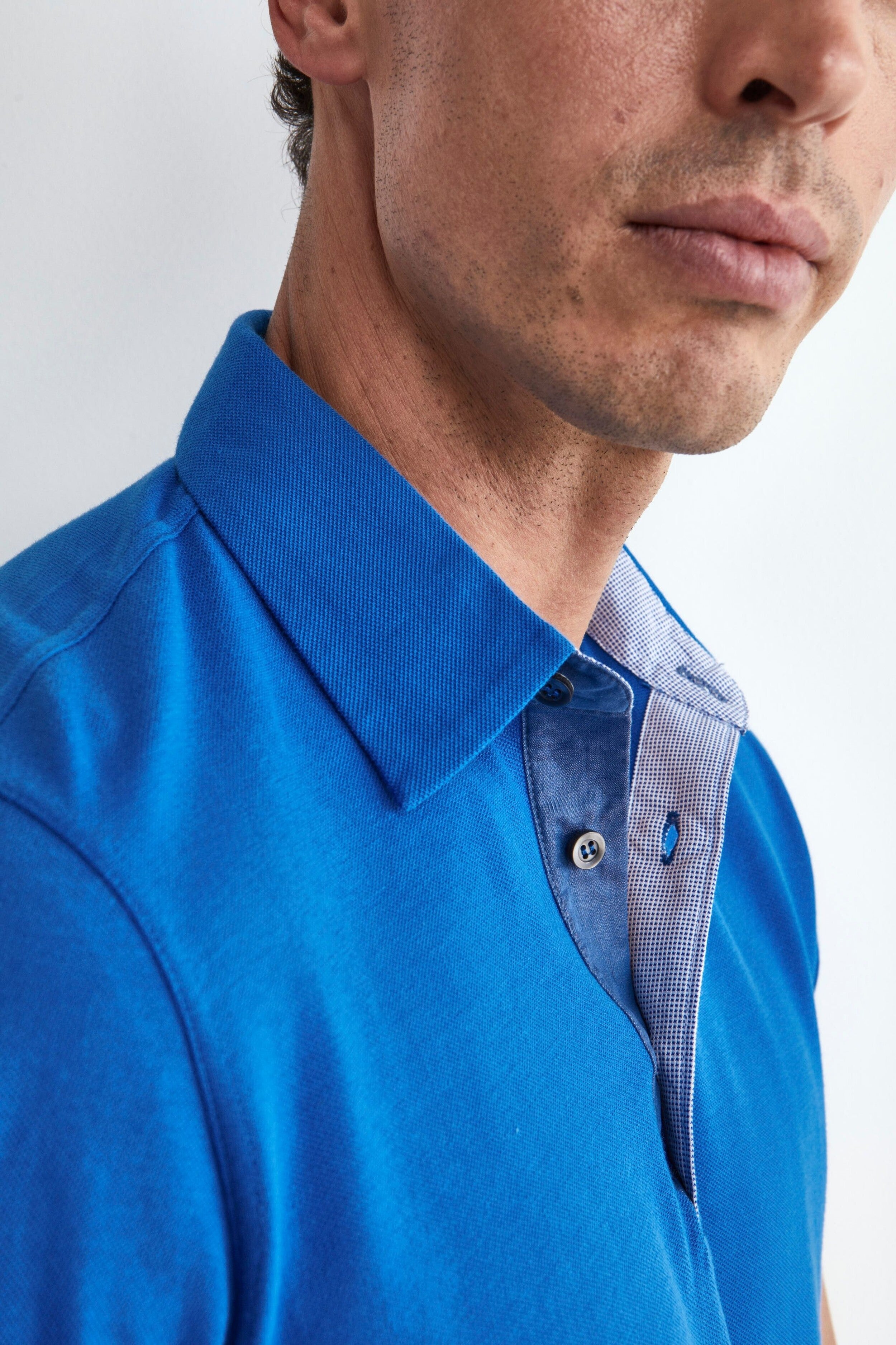 Slim Blue Polo Shirt - Royal blue