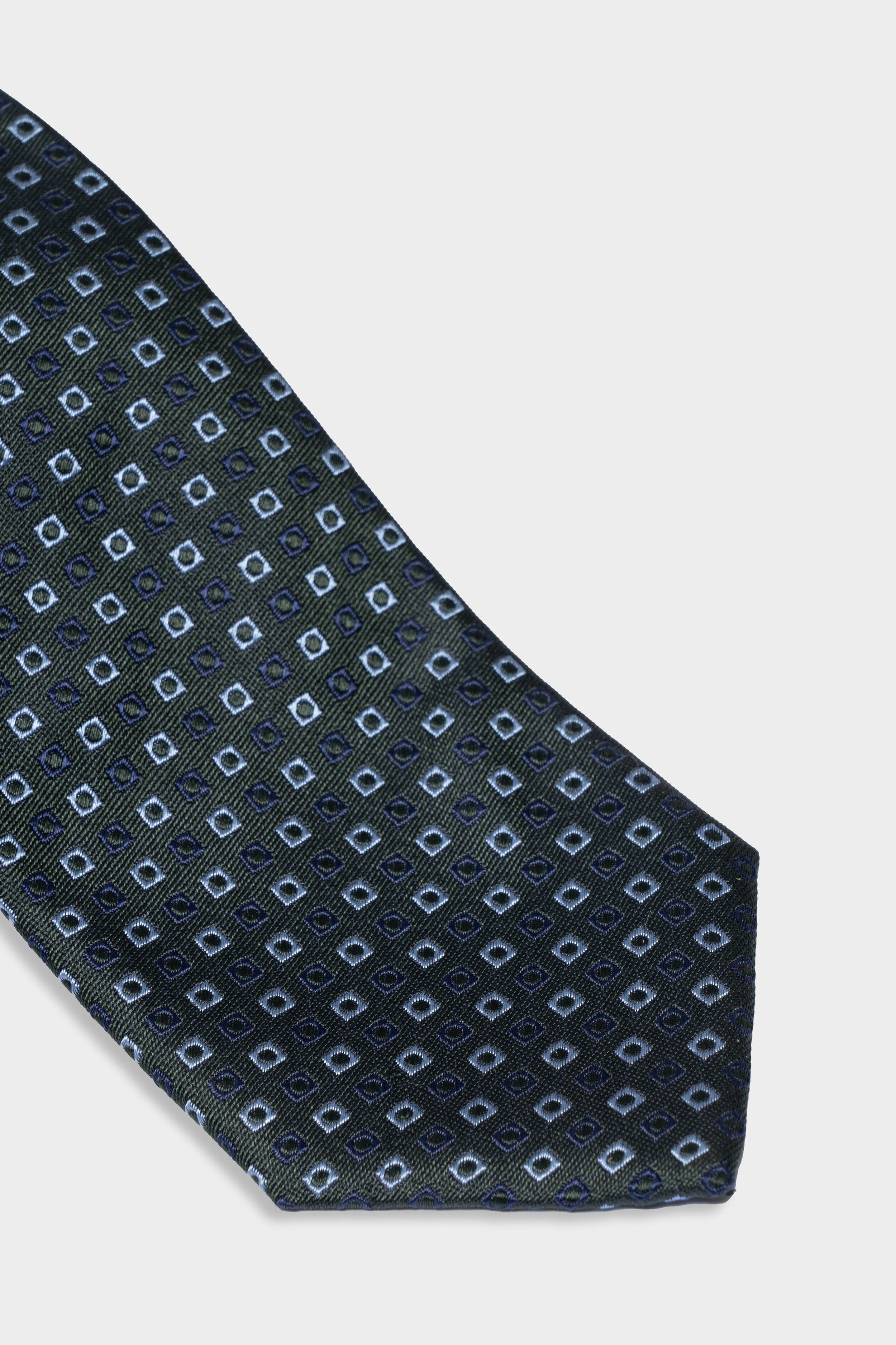 Cravatta in seta - FANT. GRIGIO/NERO