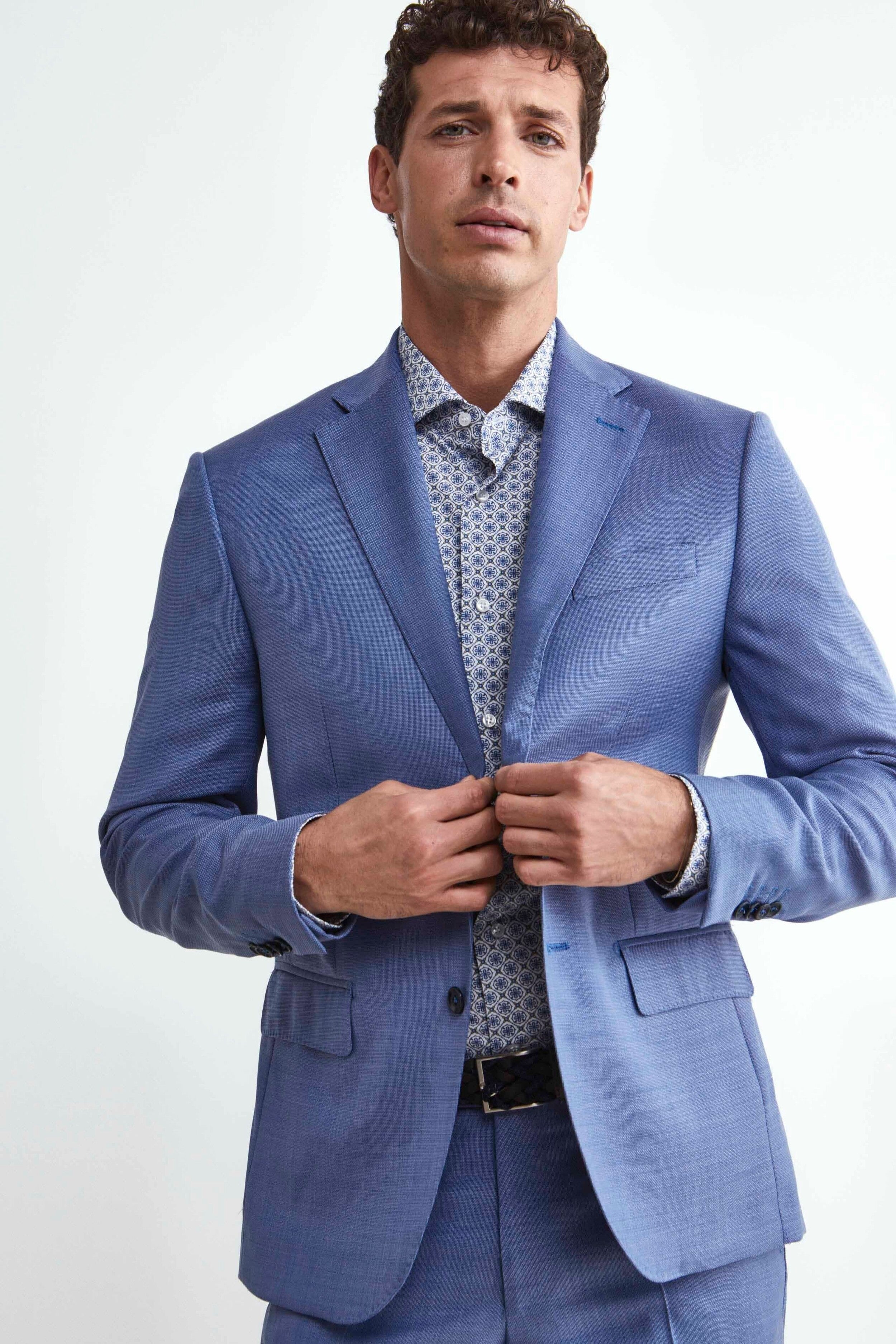 Regular Fit Light Blue Suit - Light blue