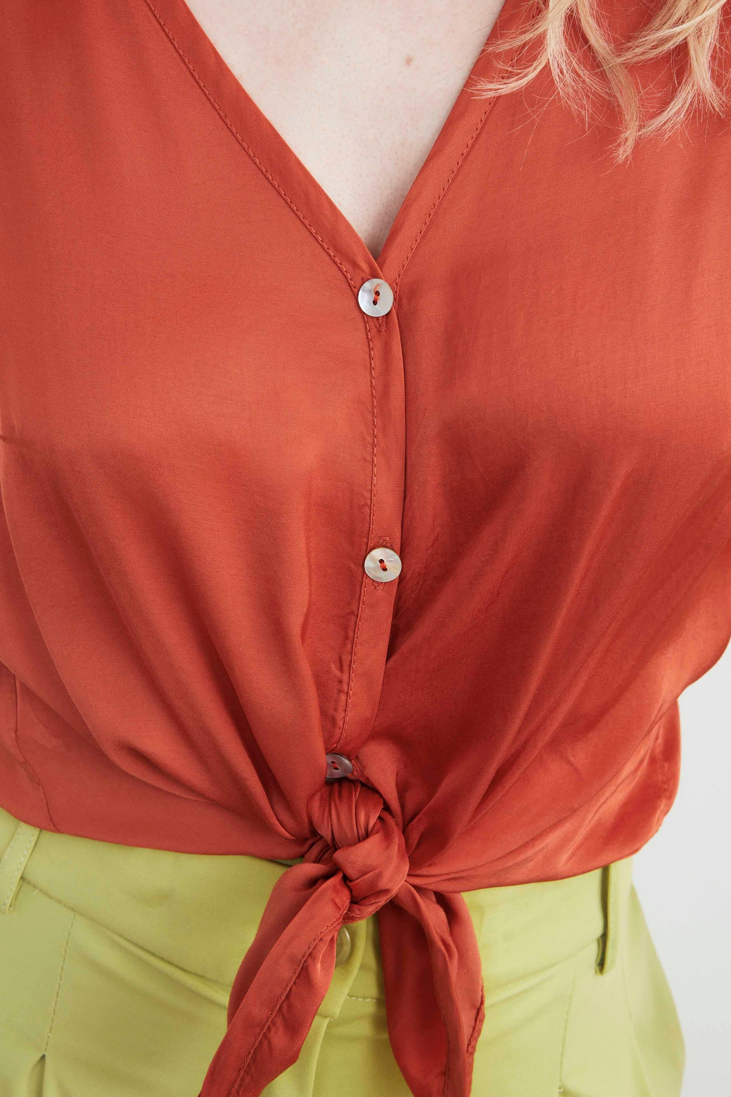 Women’s short shirt - Orange