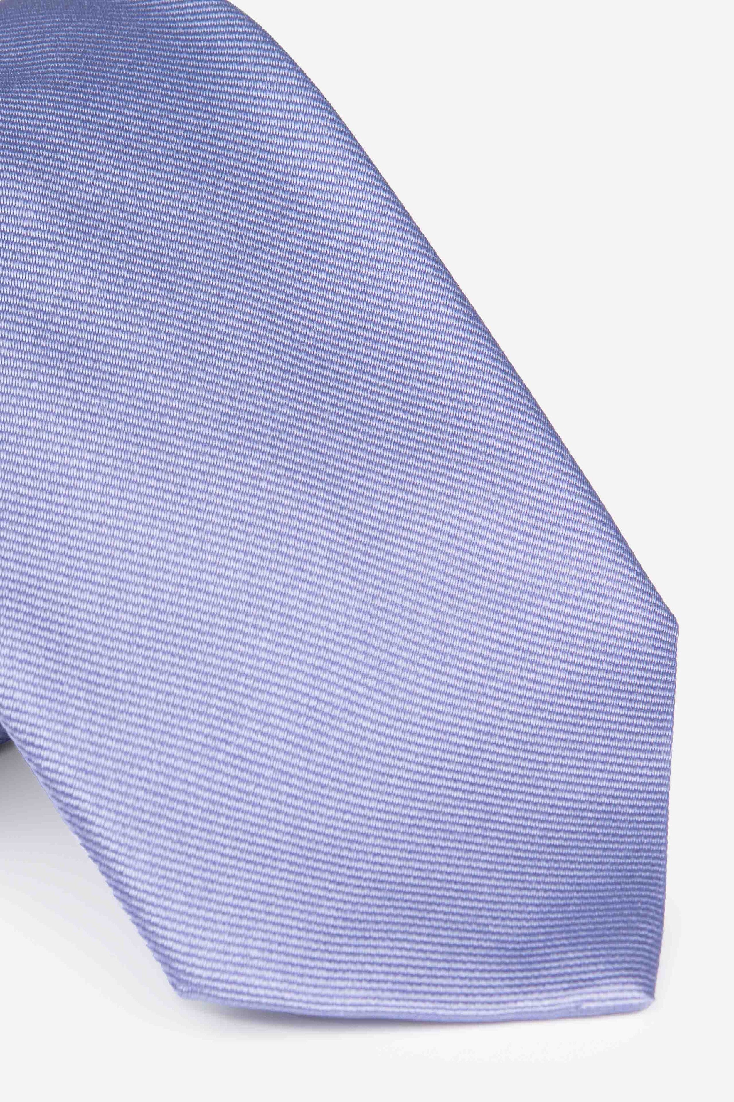 Cravatta in seta ottoman - GLICINE