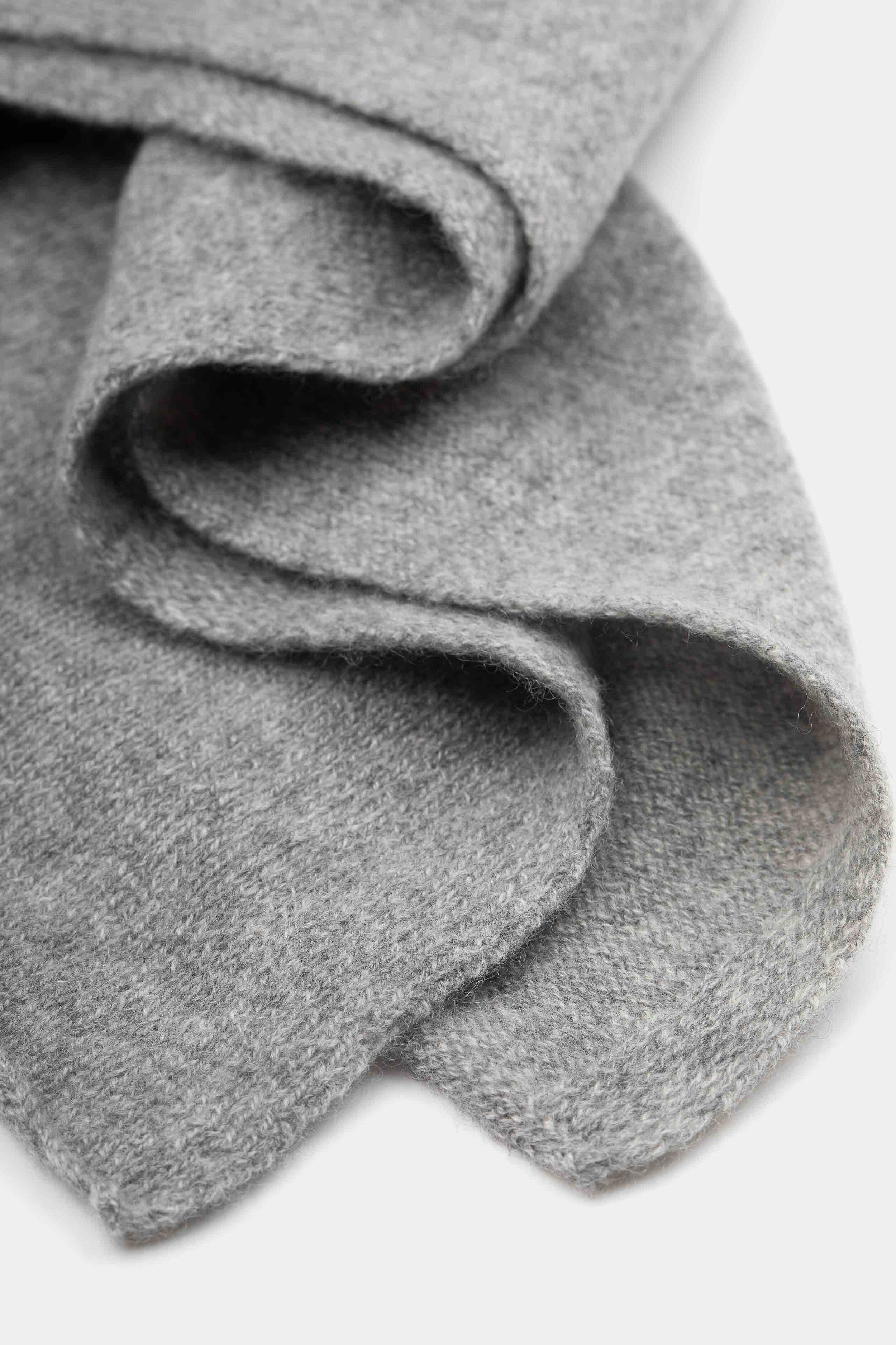 Cashmere cape - Medium grey