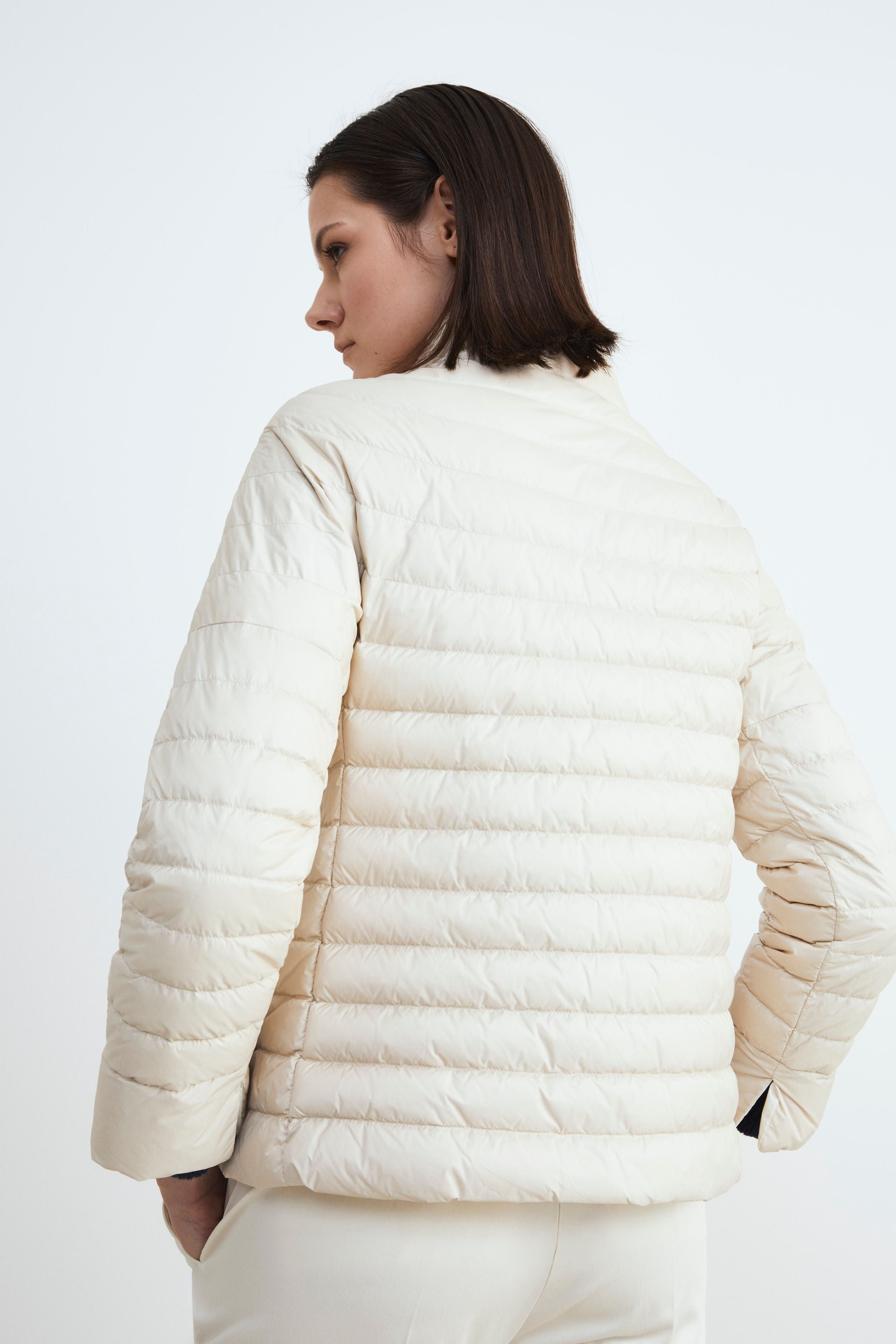 White spring down jacket - Ivory