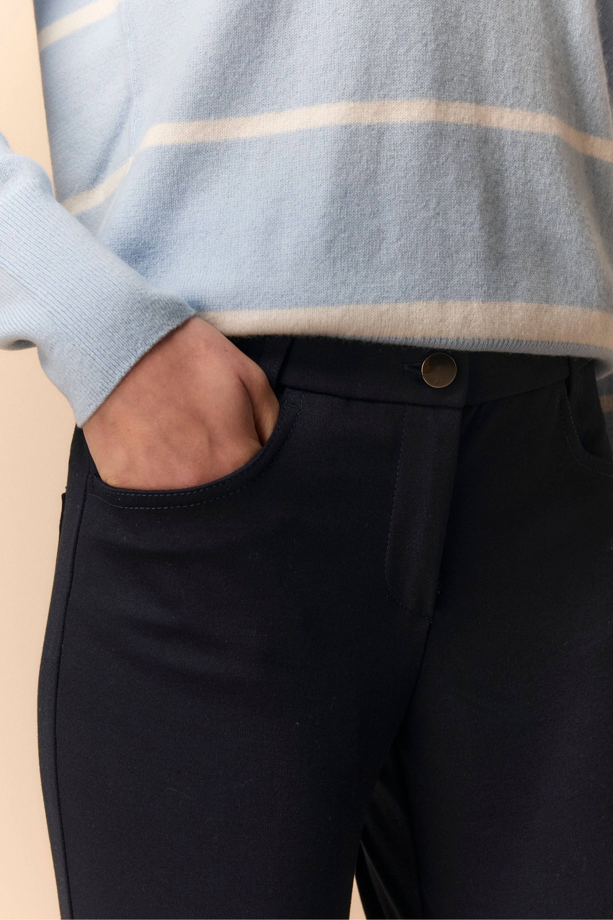 Five pocket trousers - BLUE