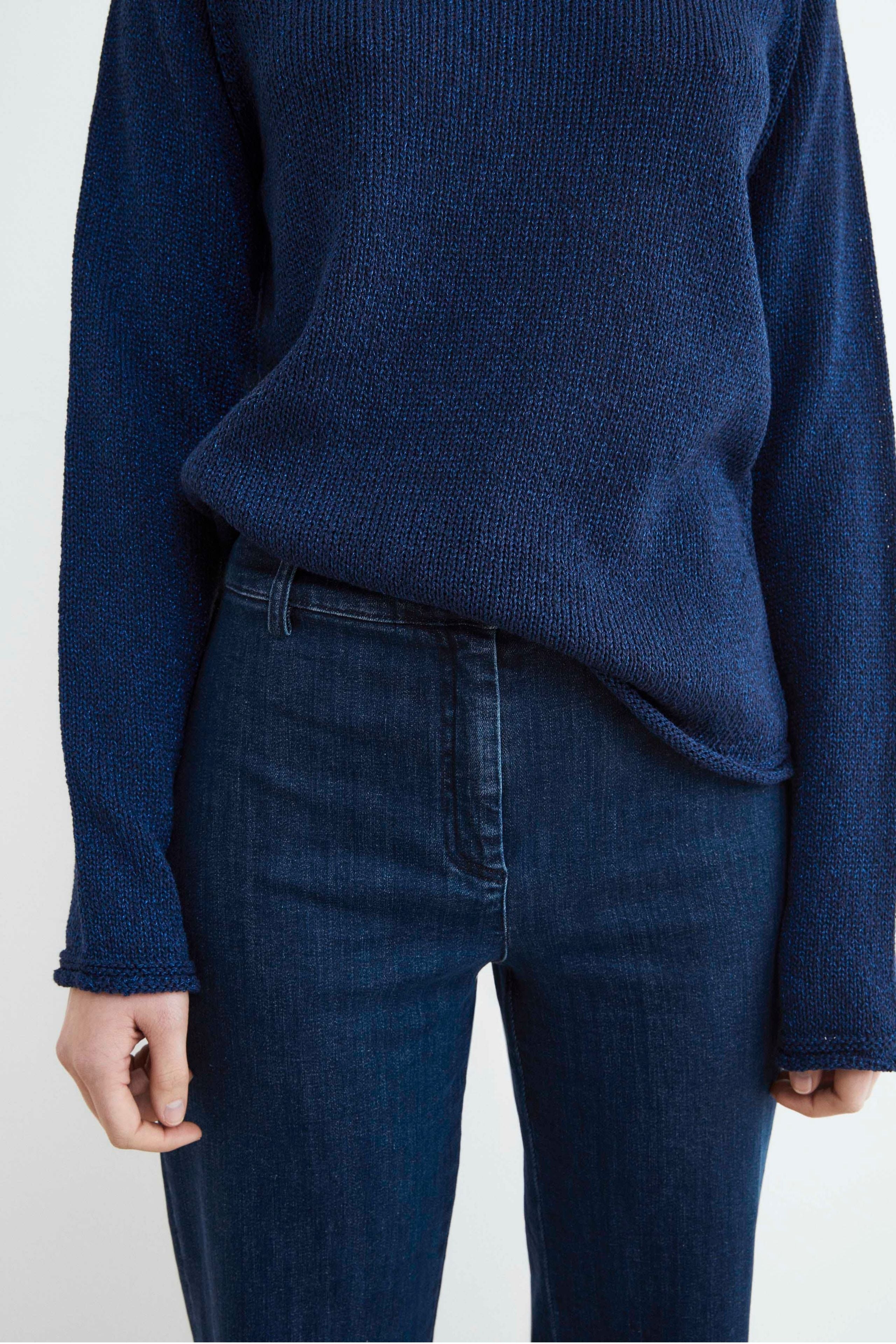 Women’s crewneck sweater - BLUE