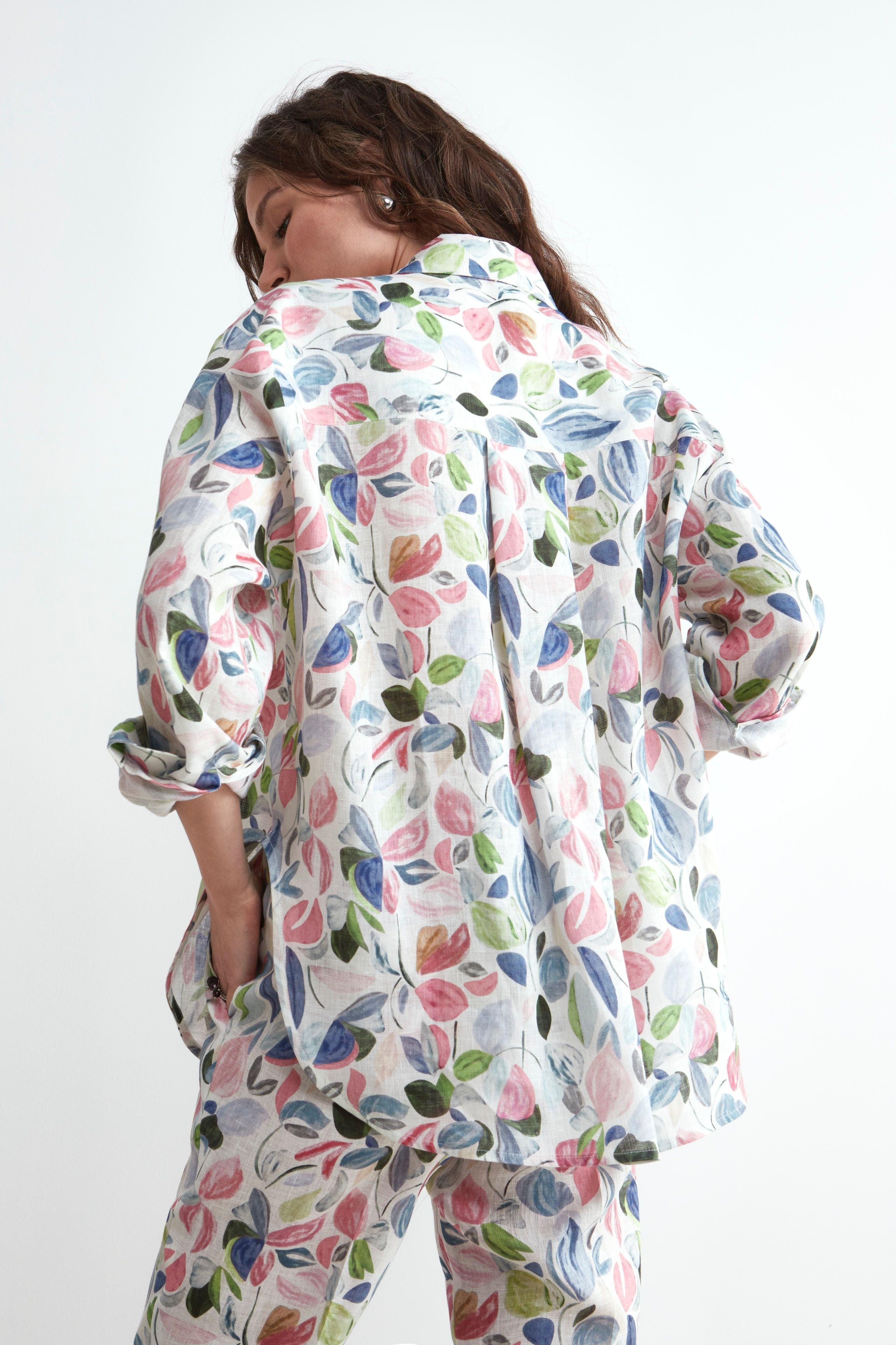Floral Linen Shirt - PATTERN