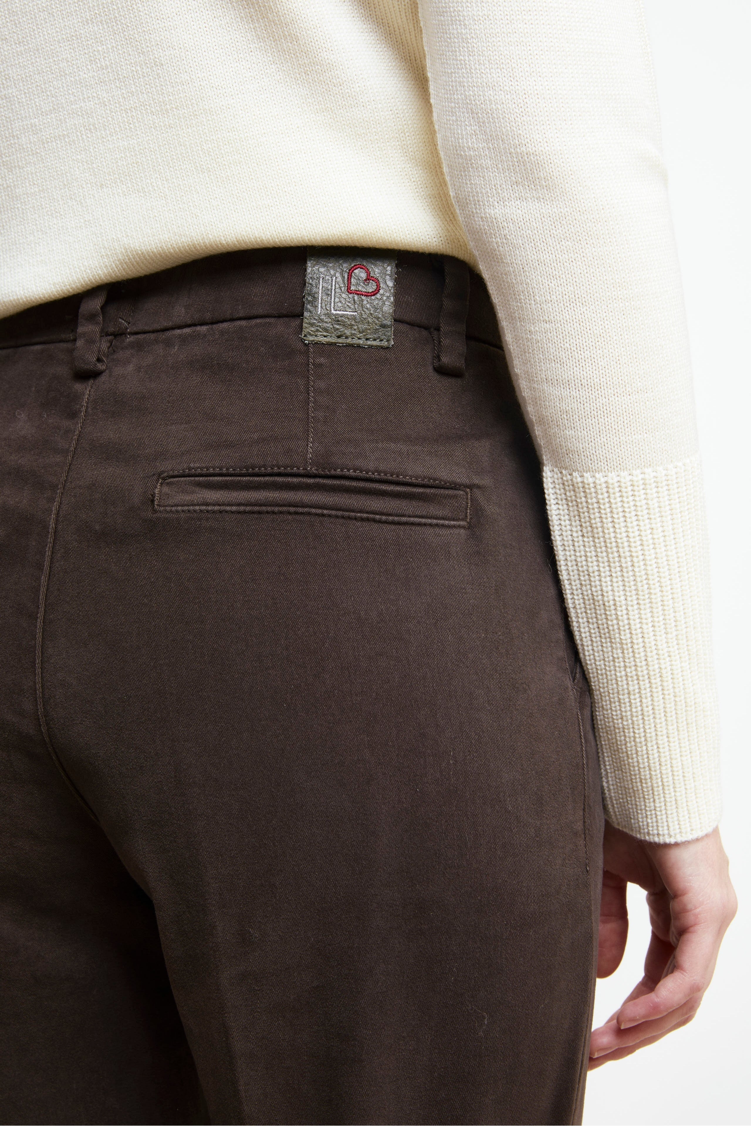 Five-pocket trousers - Dark brown