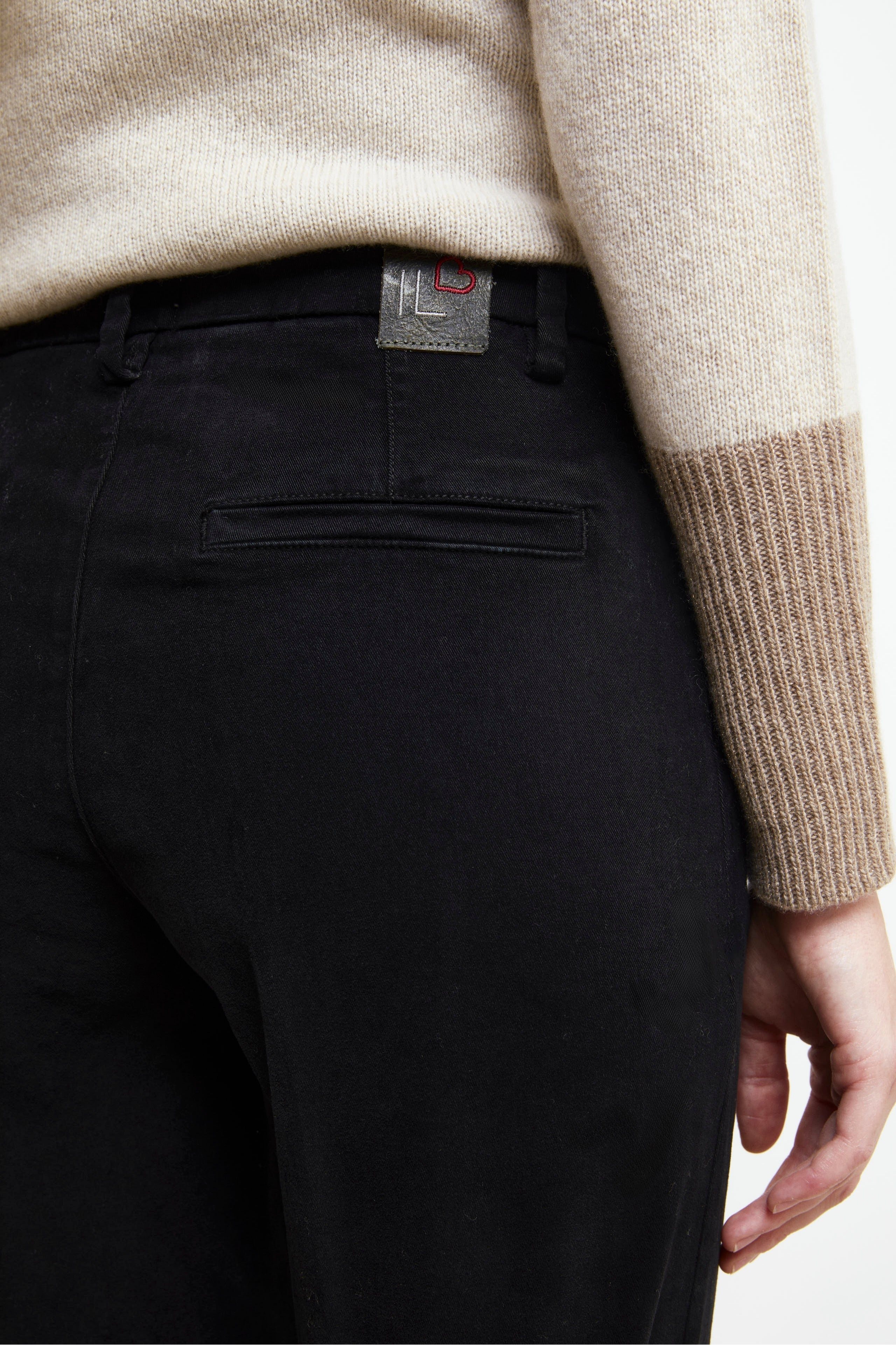 Five-pocket trousers - BLACK