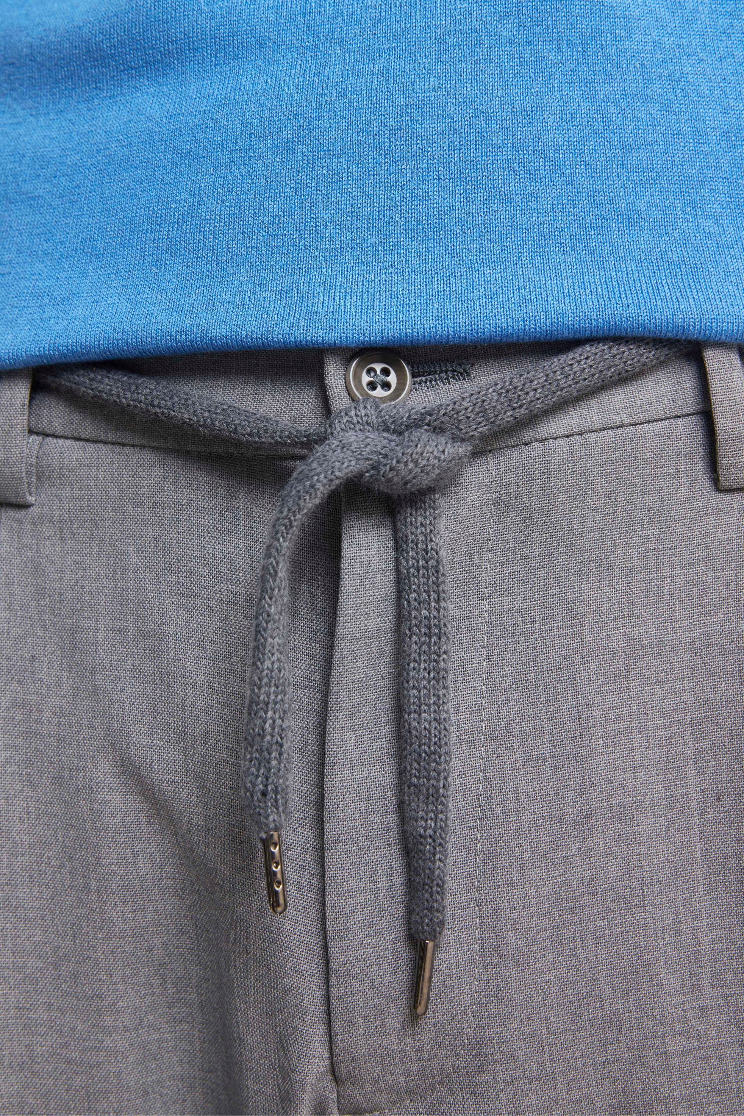 Pantalone Coulisse in Lana - GRIGIO CHIARO