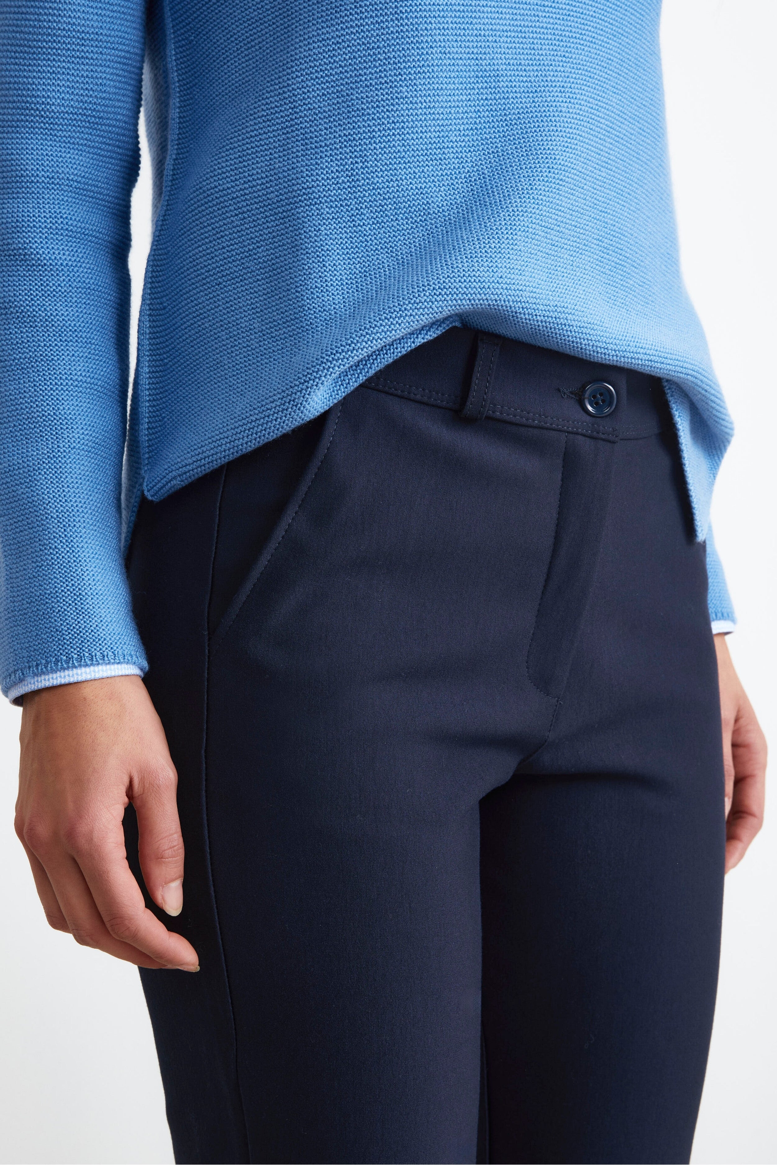 Pantalone Chino Slim Fit - BLU